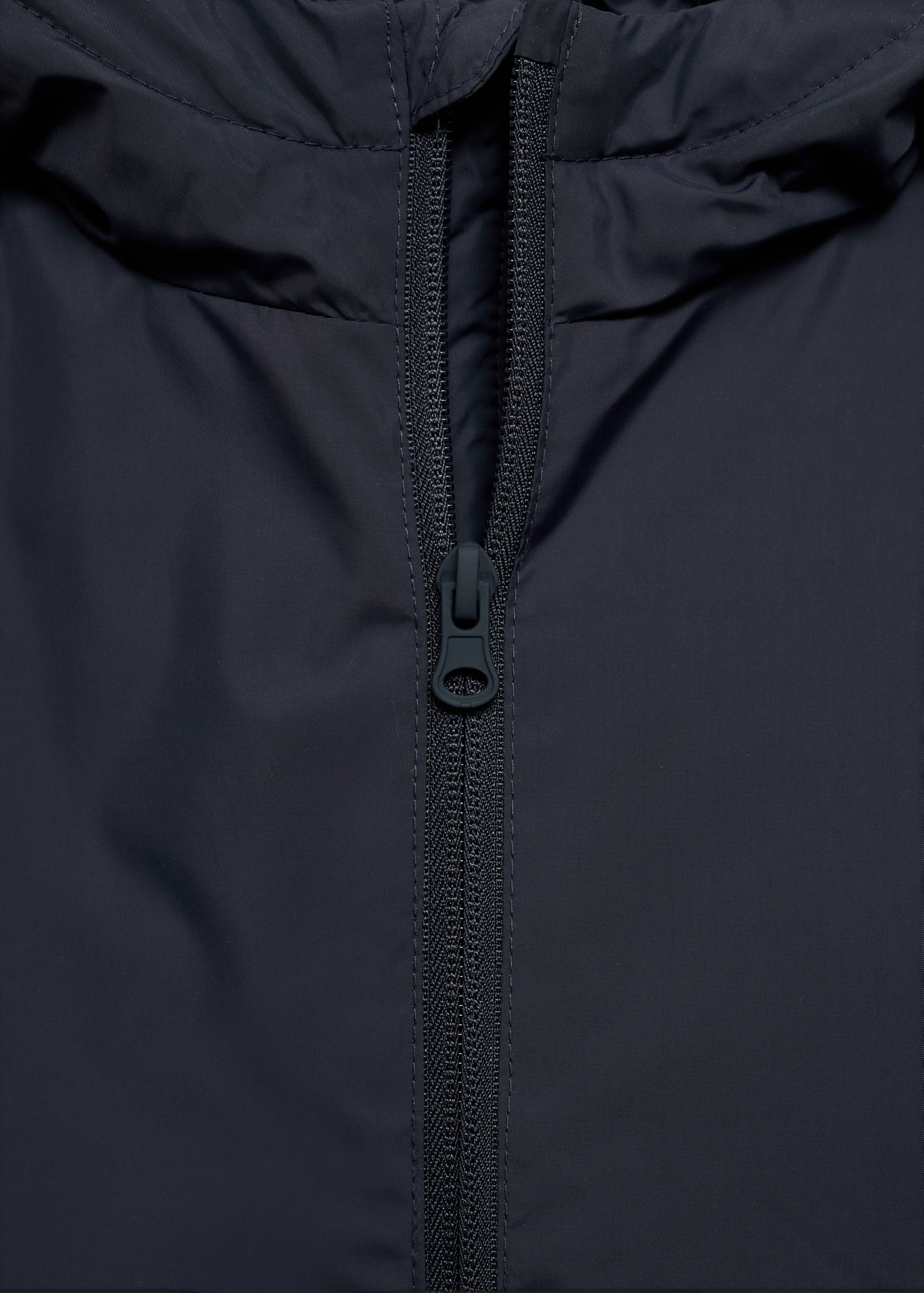 Water-repellent hood puffer coat - Details of the article 8