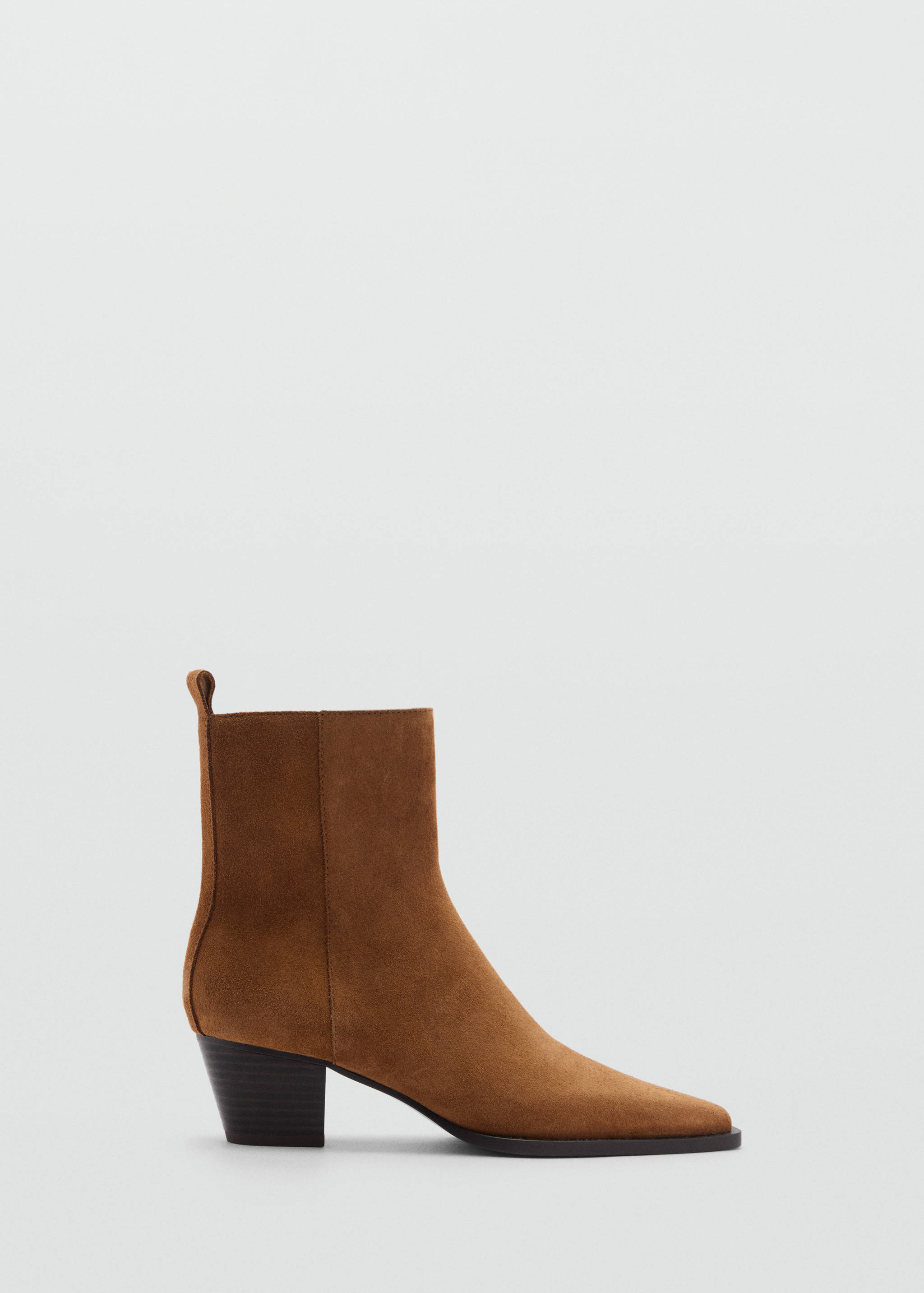 Heel suede ankle boot - Article without model