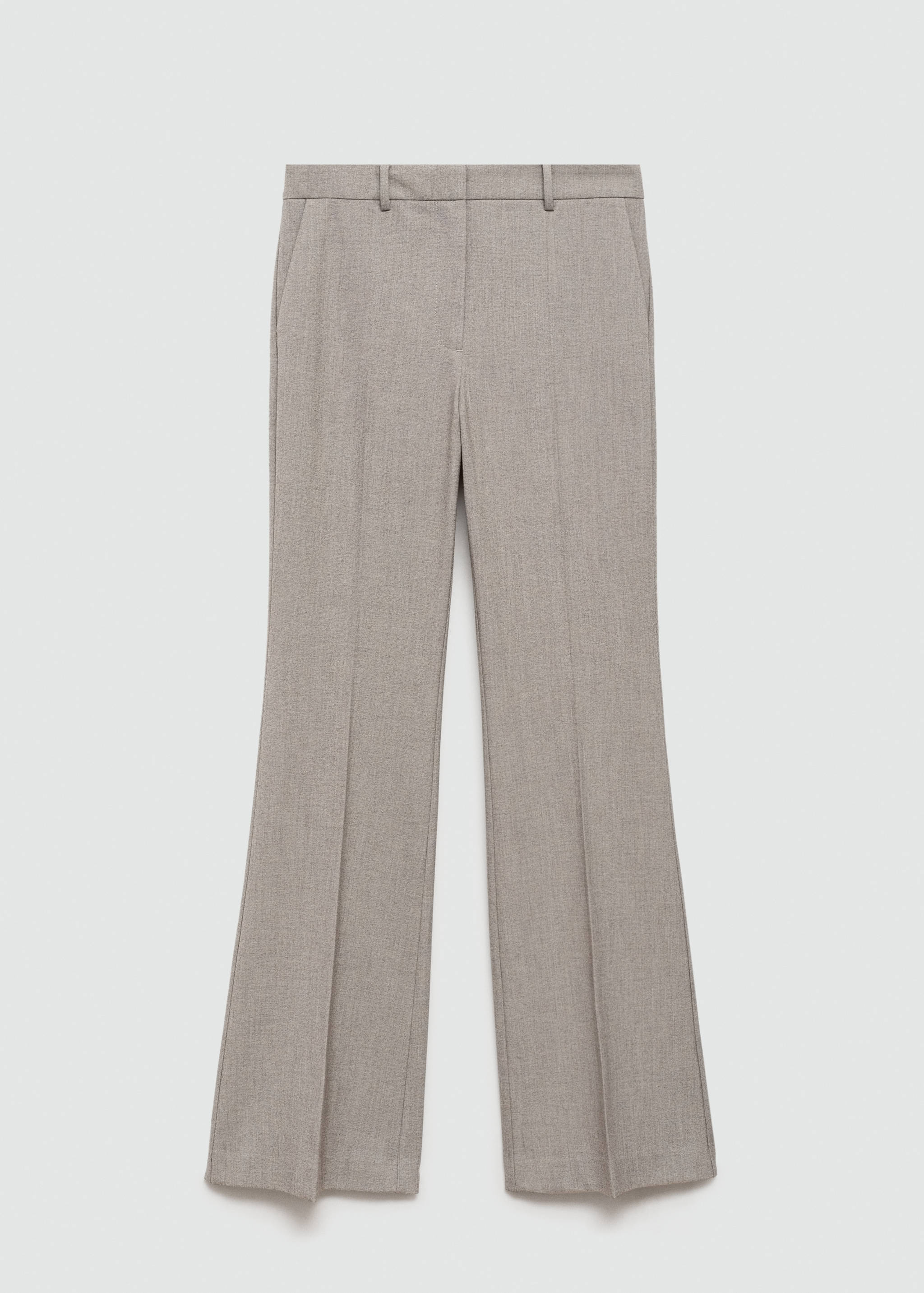 High-waist flared trousers - Article without model