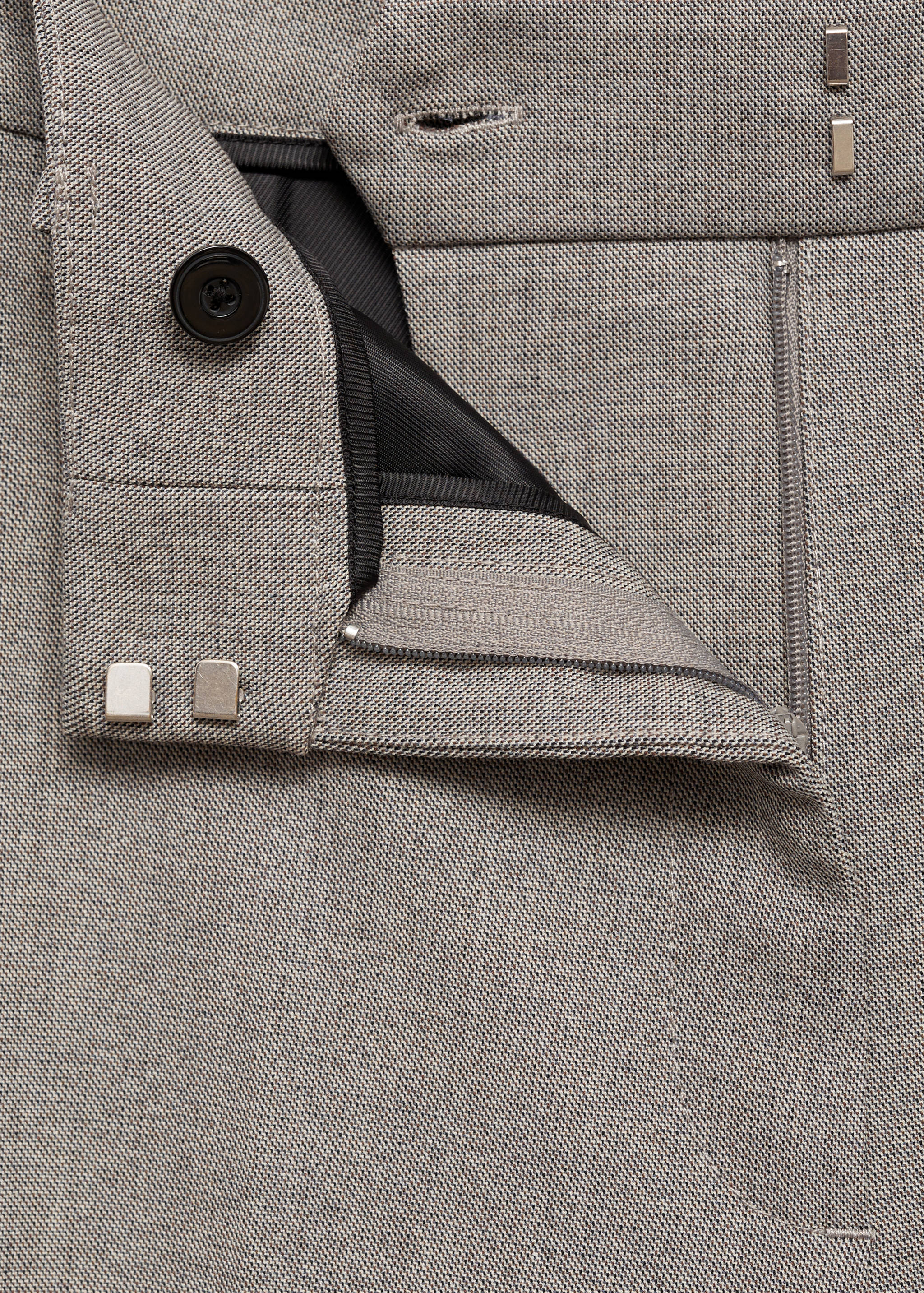 High-waist flared trousers - Details of the article 8