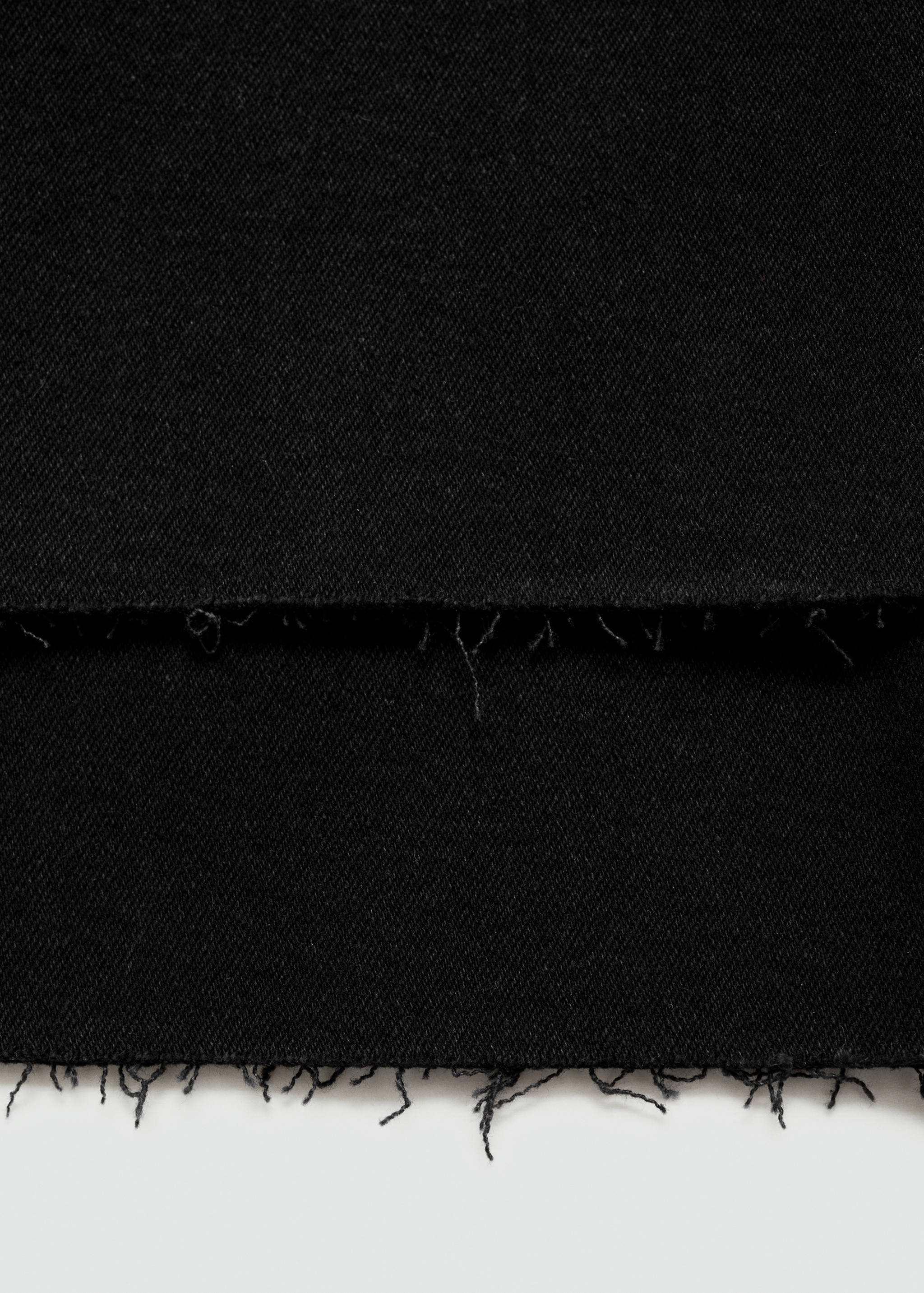 妈咪喇叭七分牛仔裤 - null