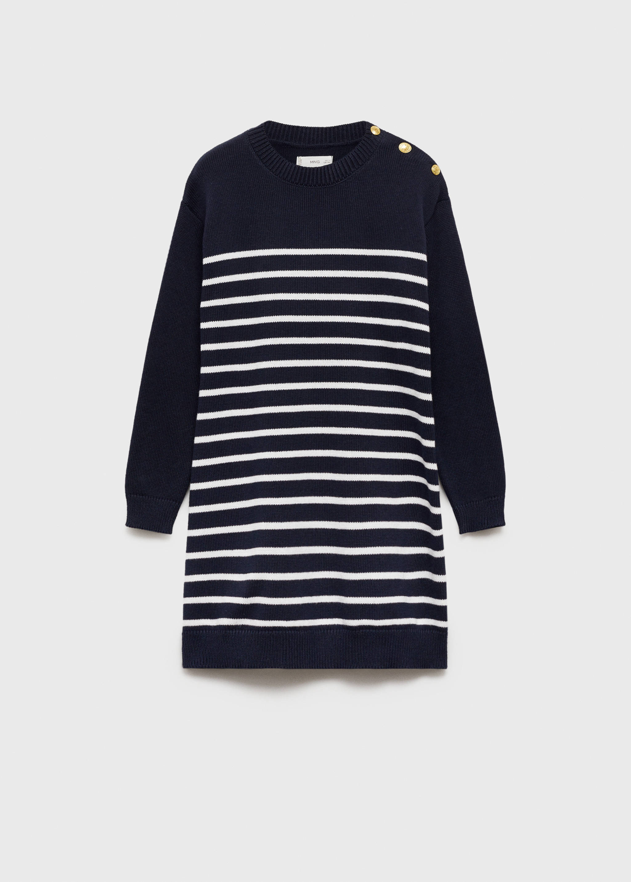 Striped sweater dress - Article without model