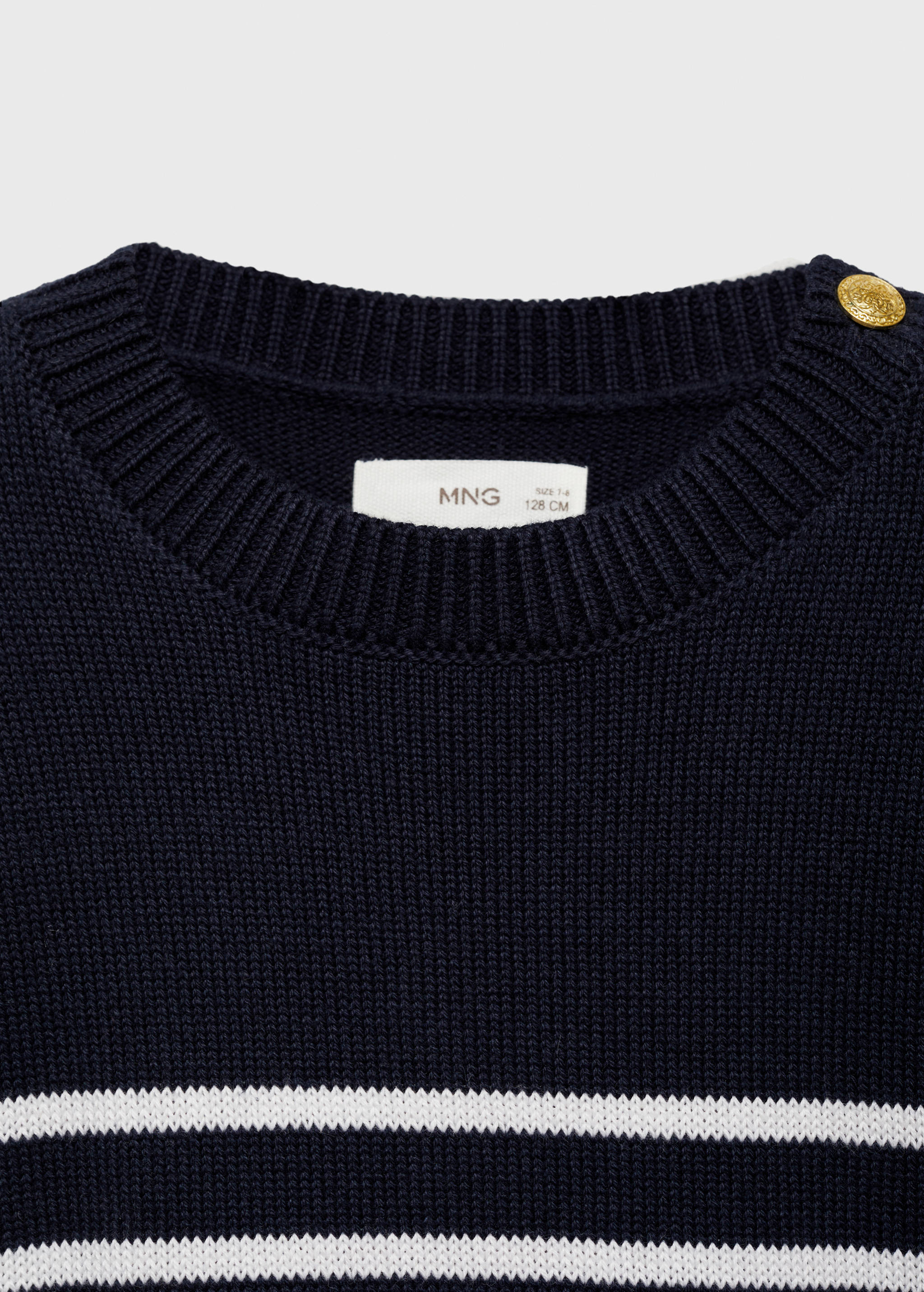 Striped sweater dress - Details of the article 0