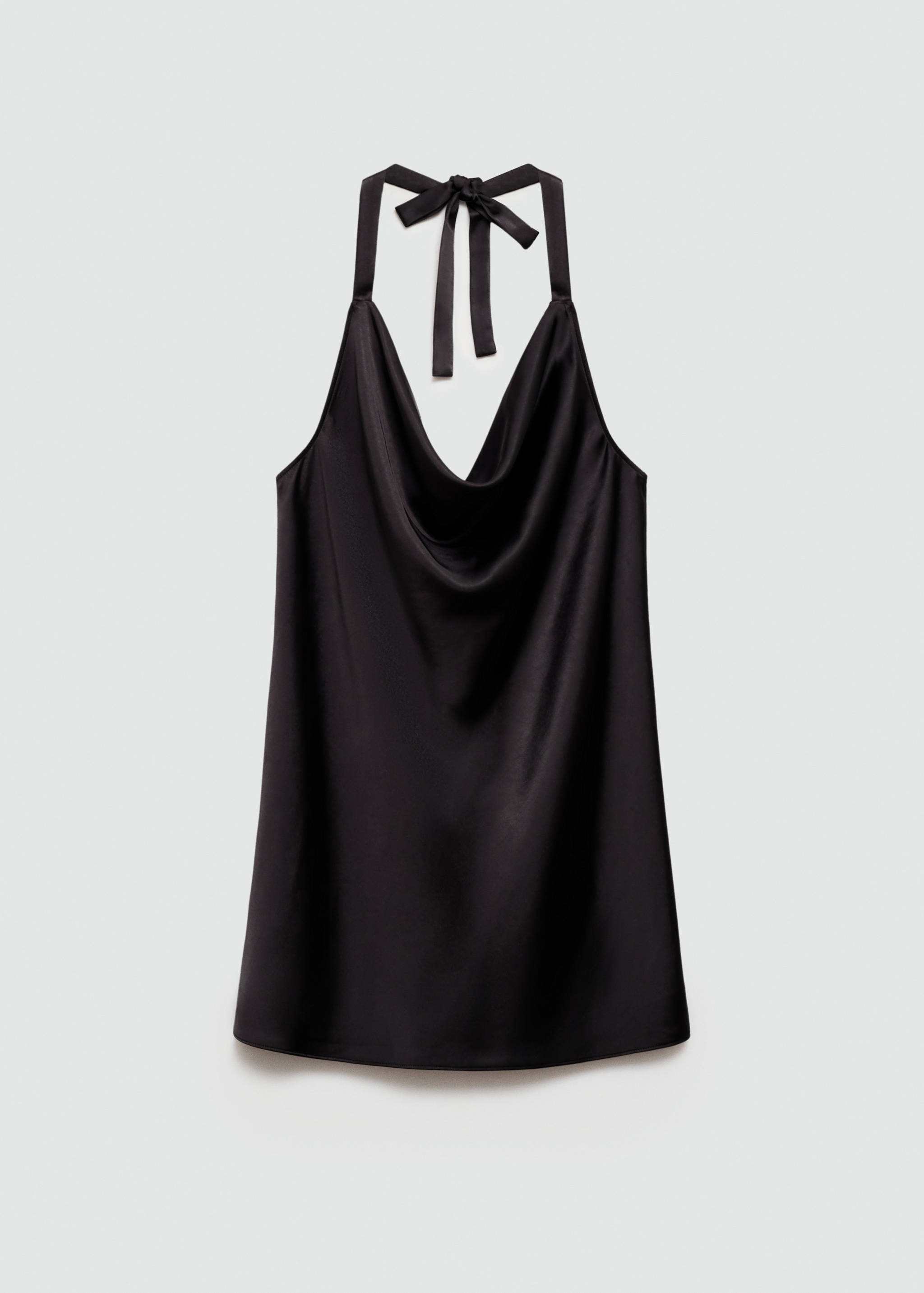 Short satin dress - Article without model