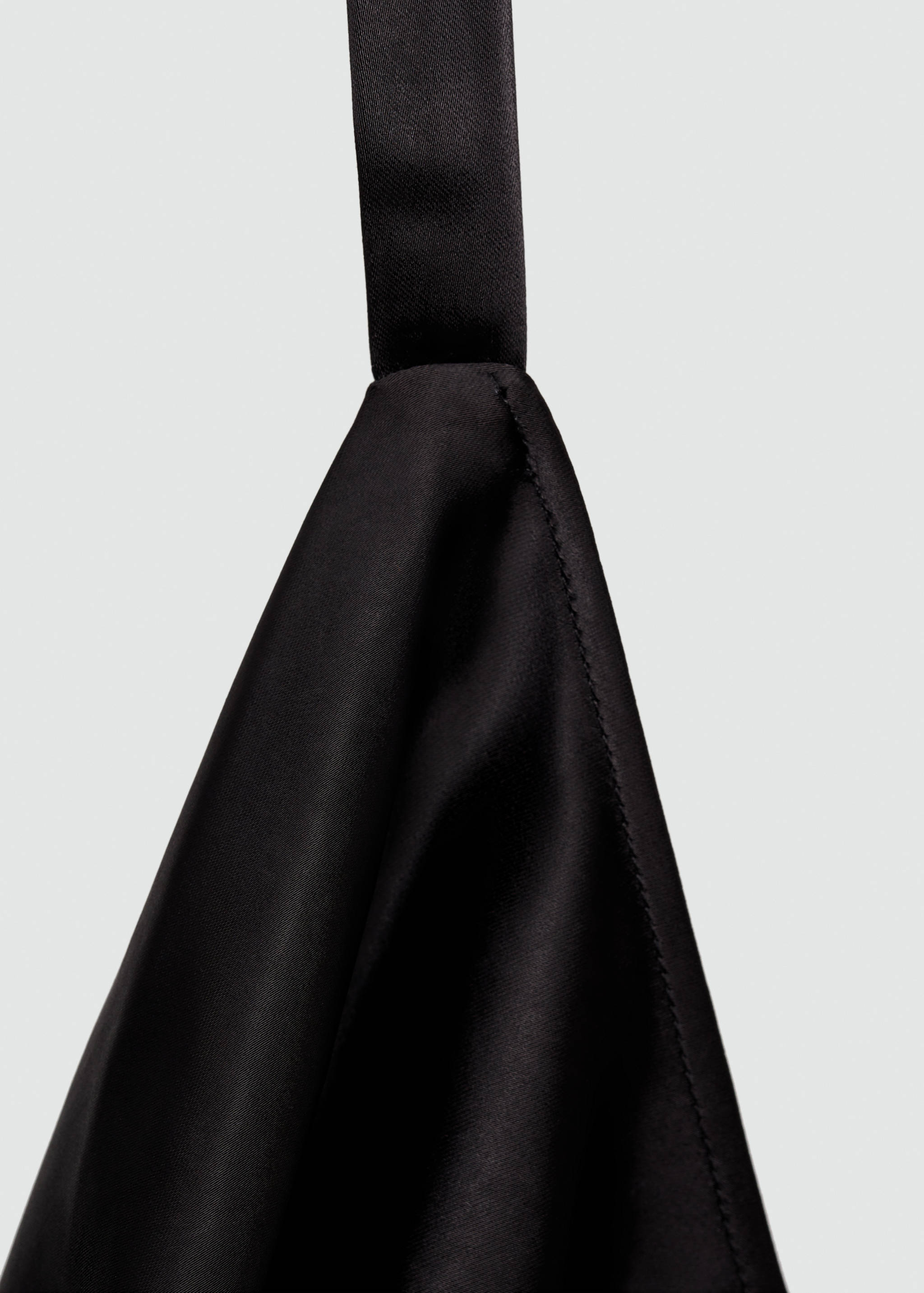 Short satin dress - Details of the article 0