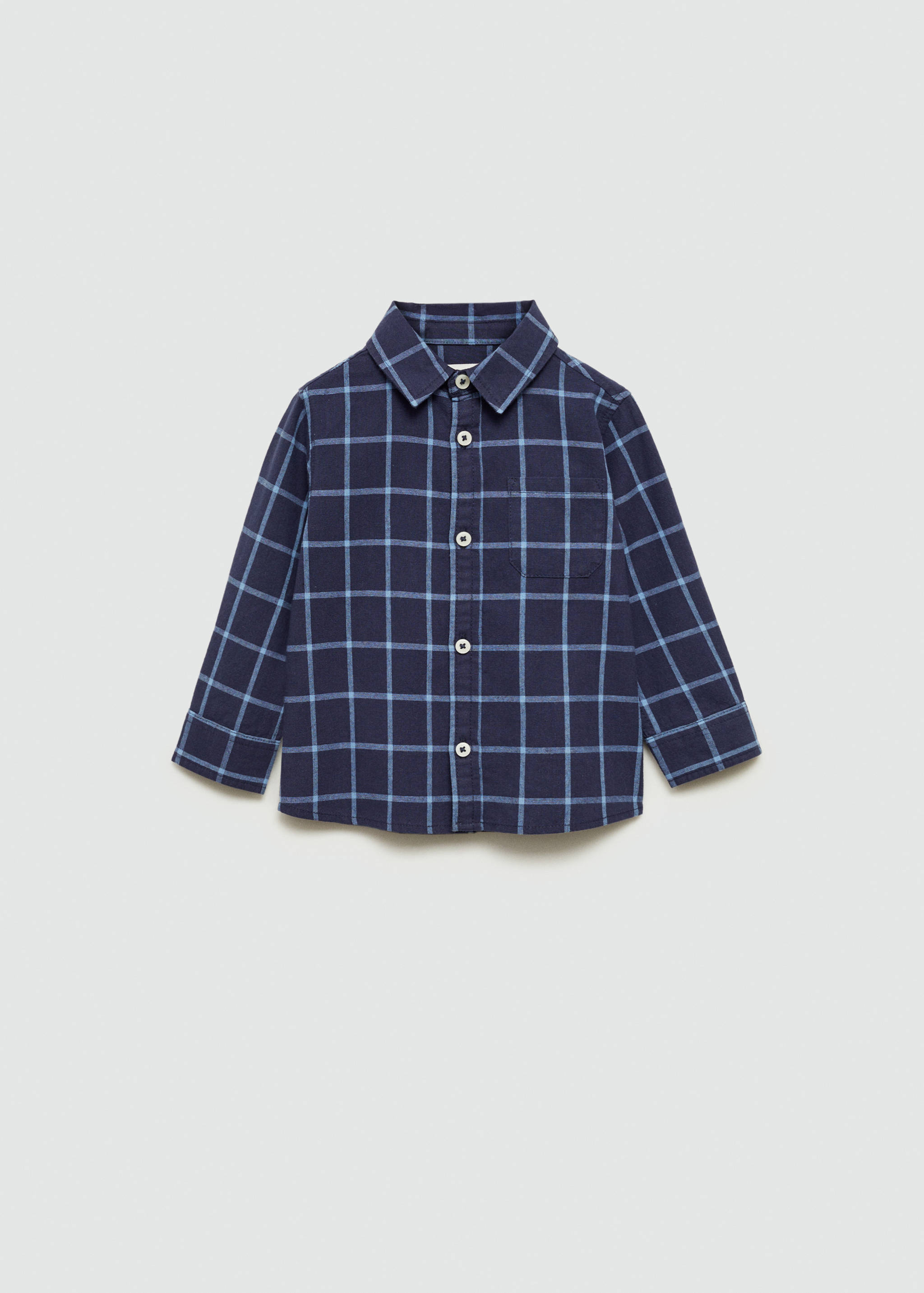Check cotton shirt - Article without model