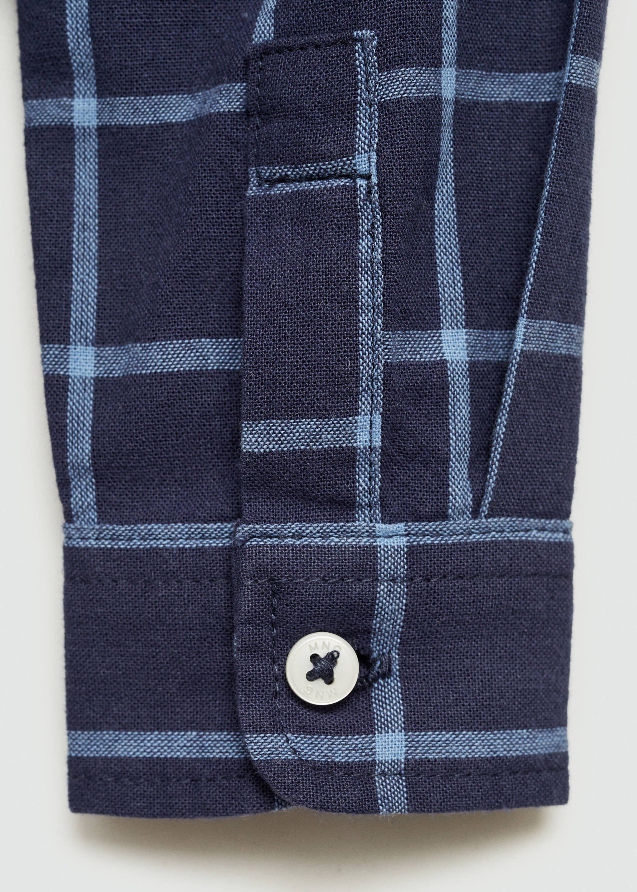 Check cotton shirt - Details of the article 0