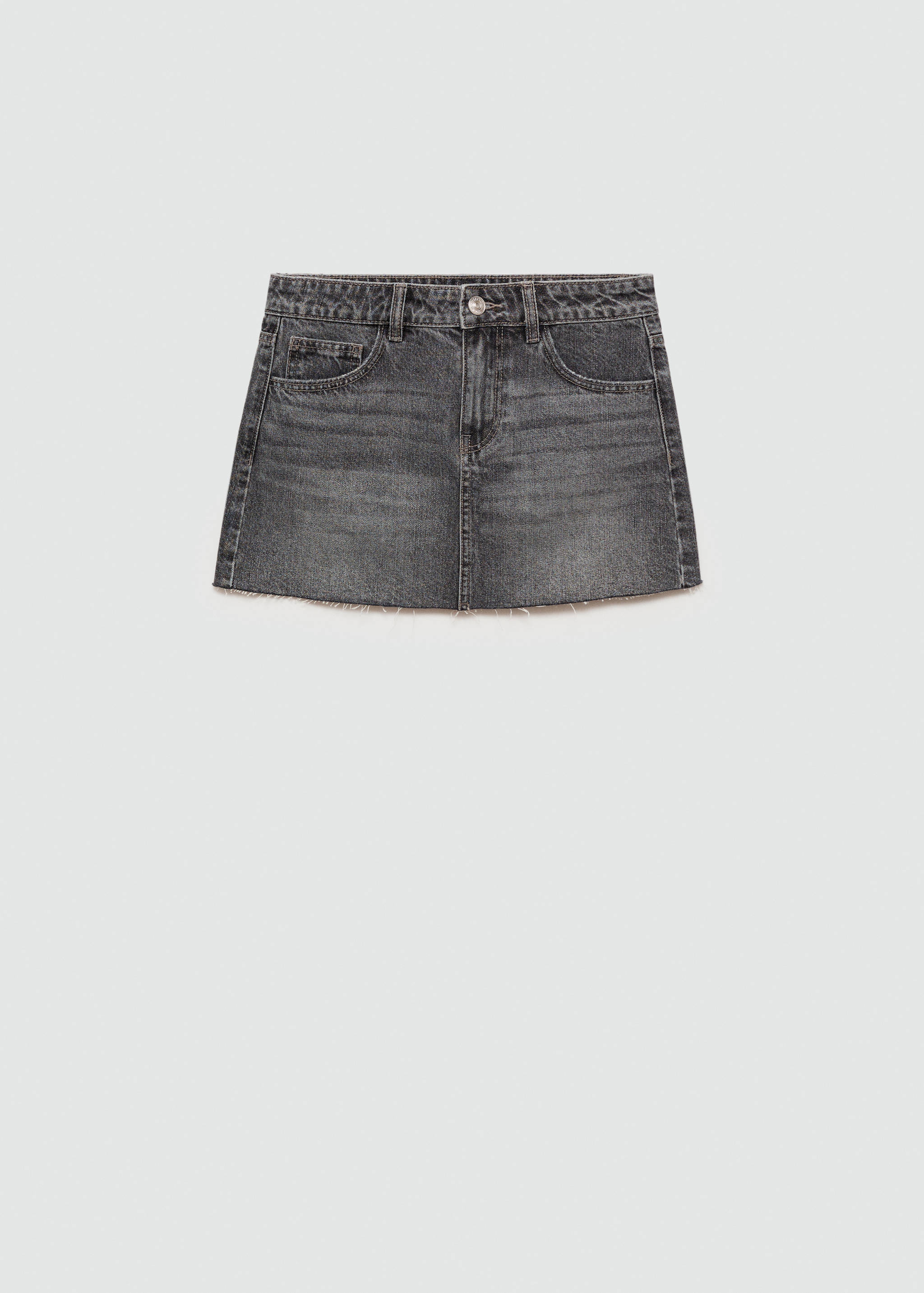 Denim mini-skirt - Article without model