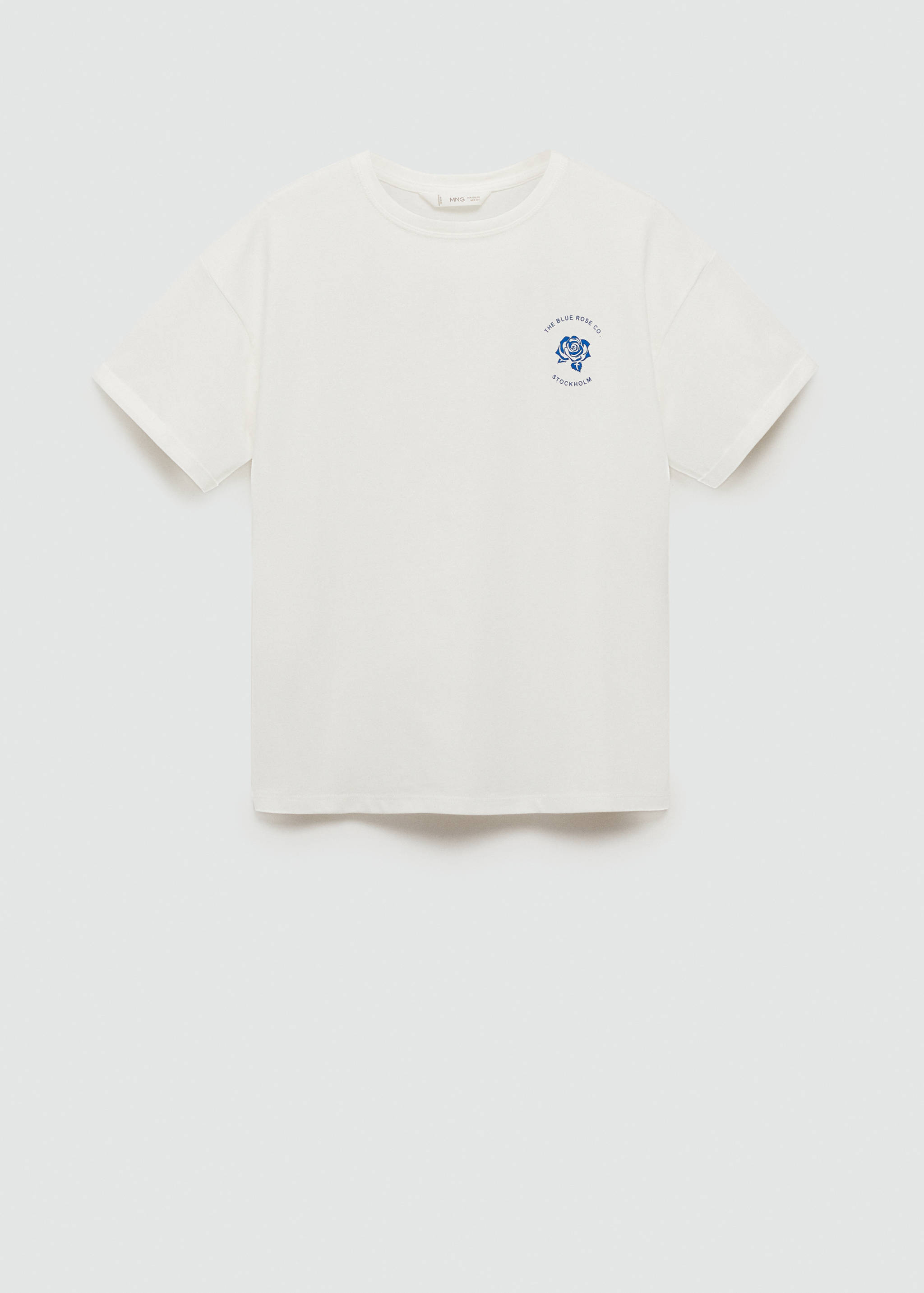 Printed t-shirt on the back - Article without model