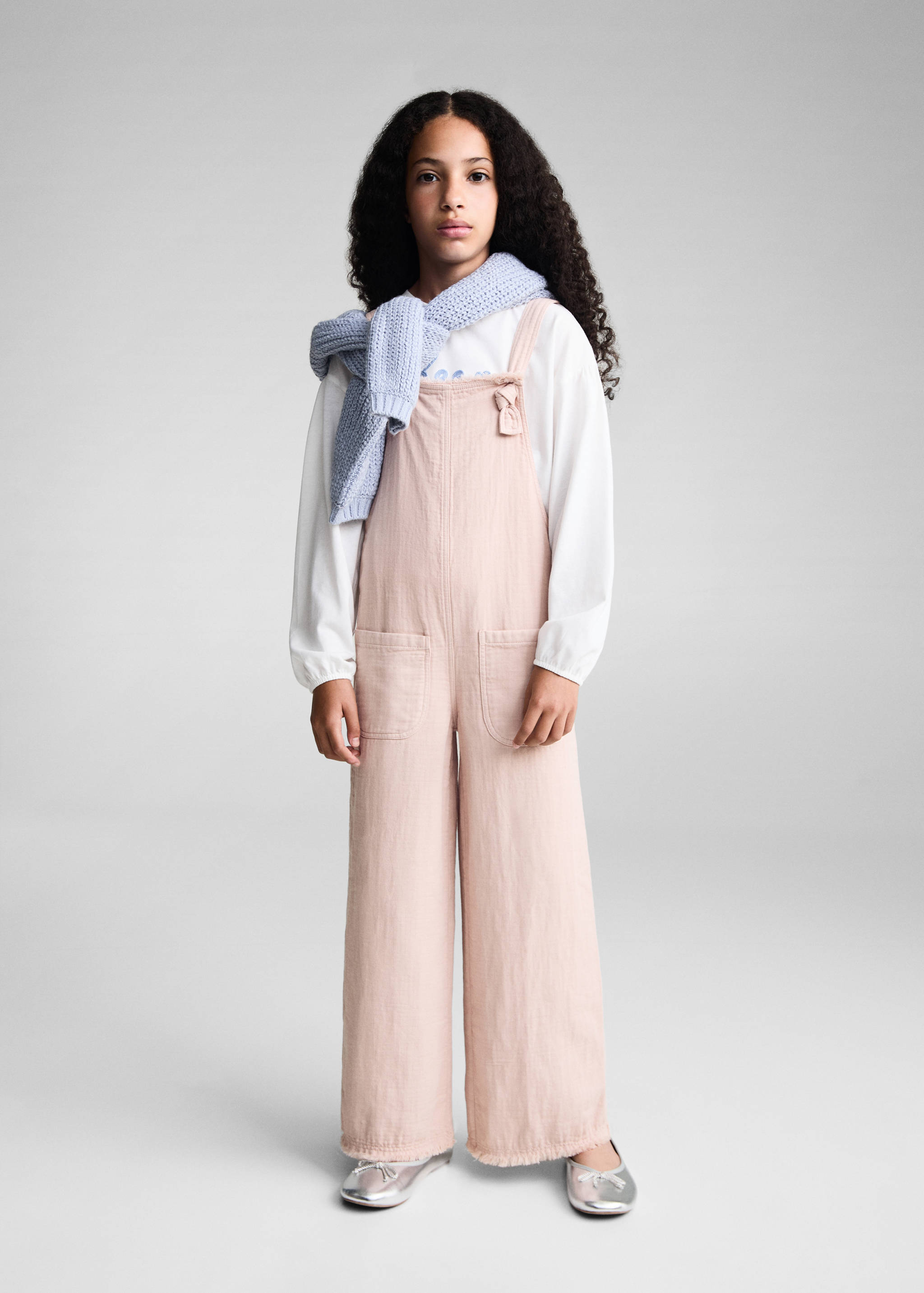 口袋长款工装裤 - null