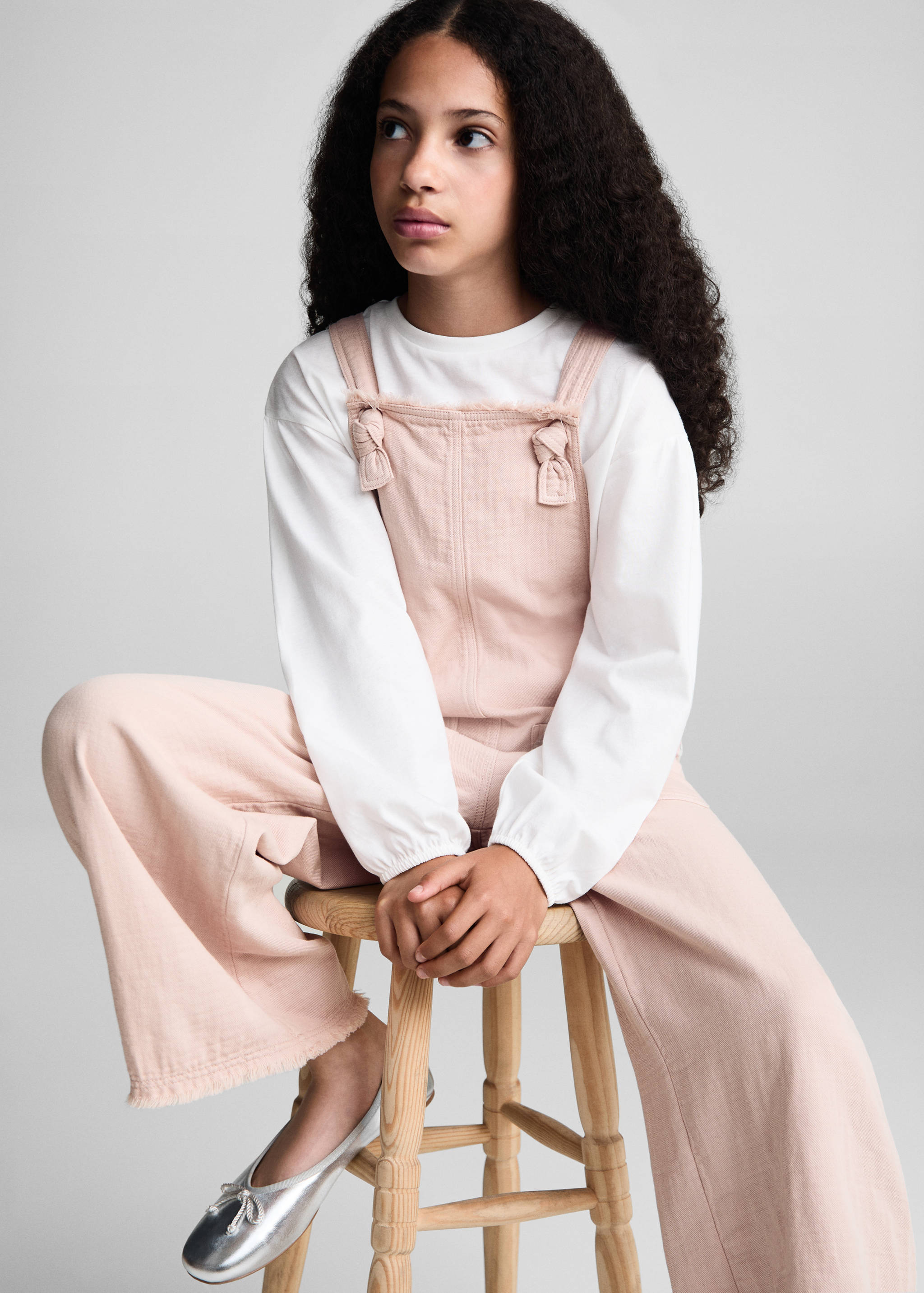 口袋长款工装裤 - null