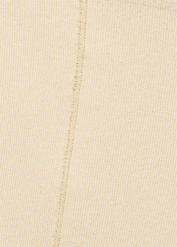 Knitted panties with decorative stitching — Ecru