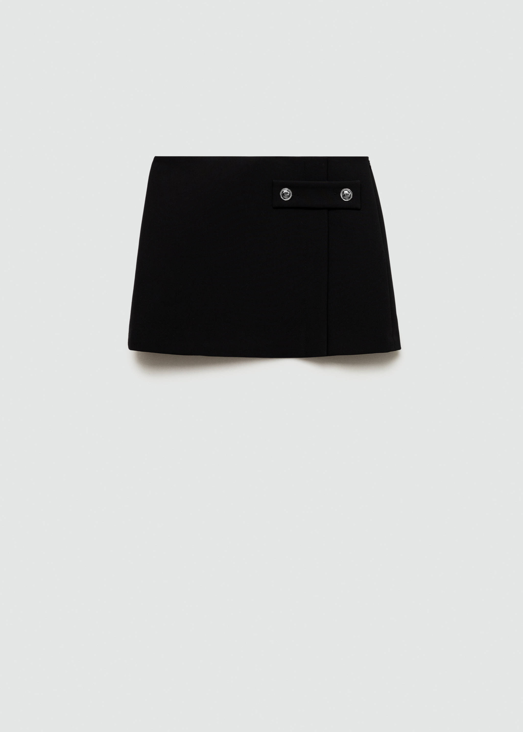 Buttoned miniskirt - Article without model