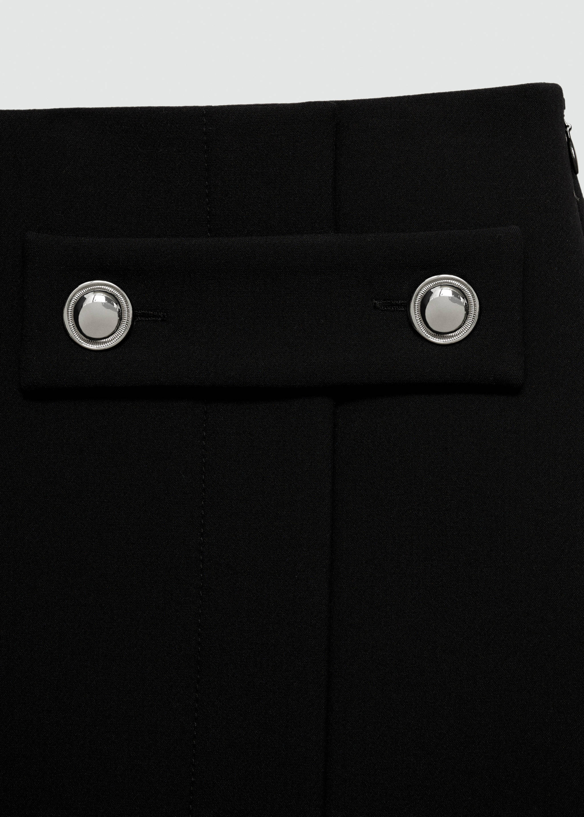 Buttoned miniskirt - Details of the article 8