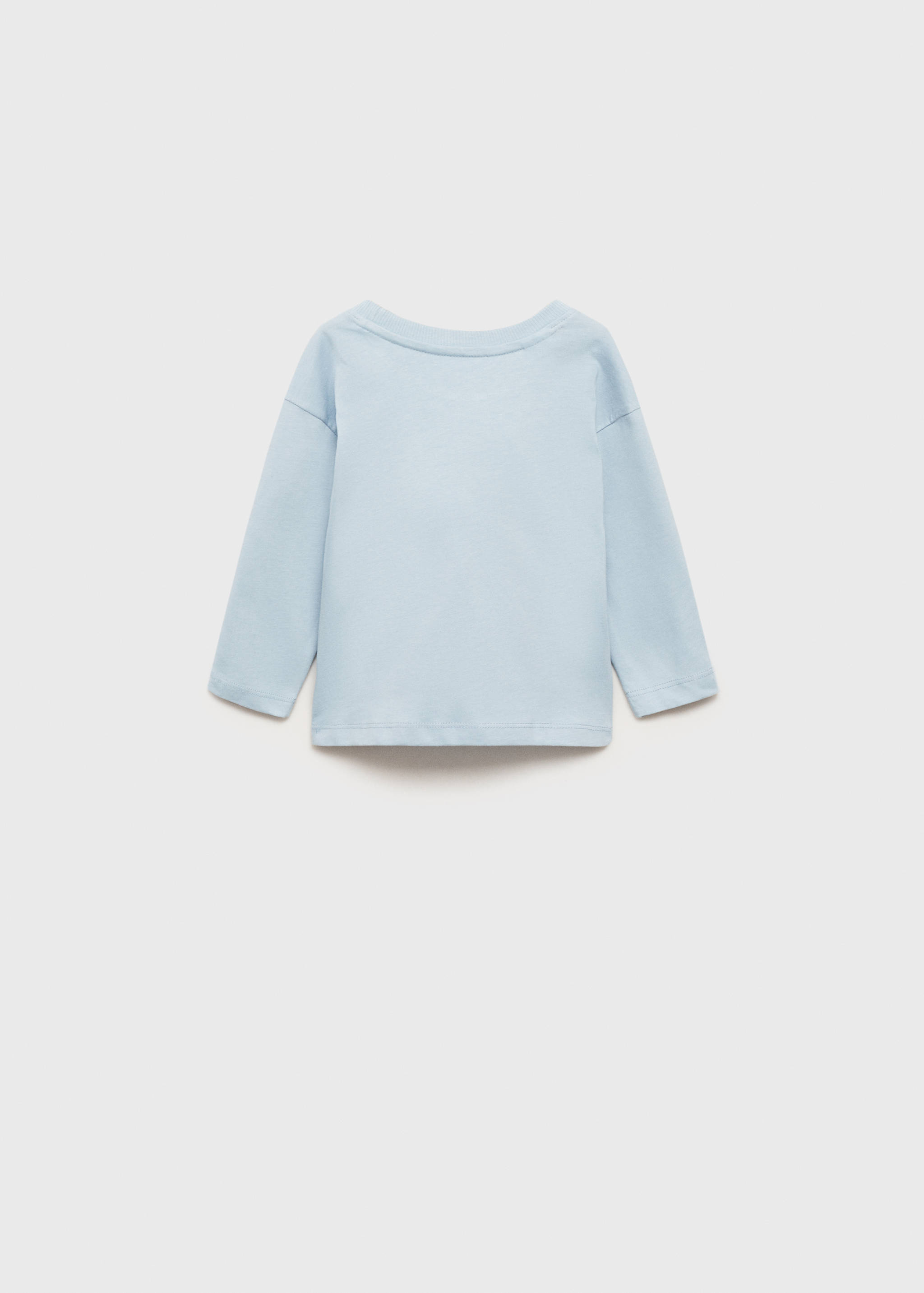 T-shirt manches longues imprimé - Verso de l’article
