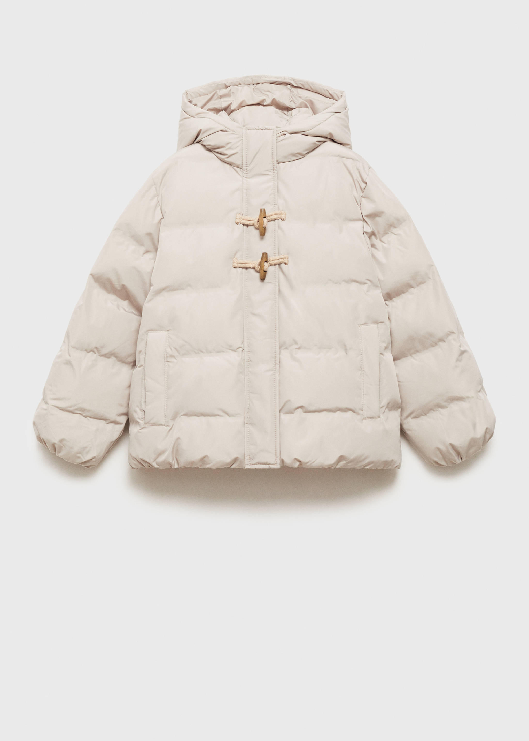 Kapüşonlu kapitone anorak - Modelsiz ürün