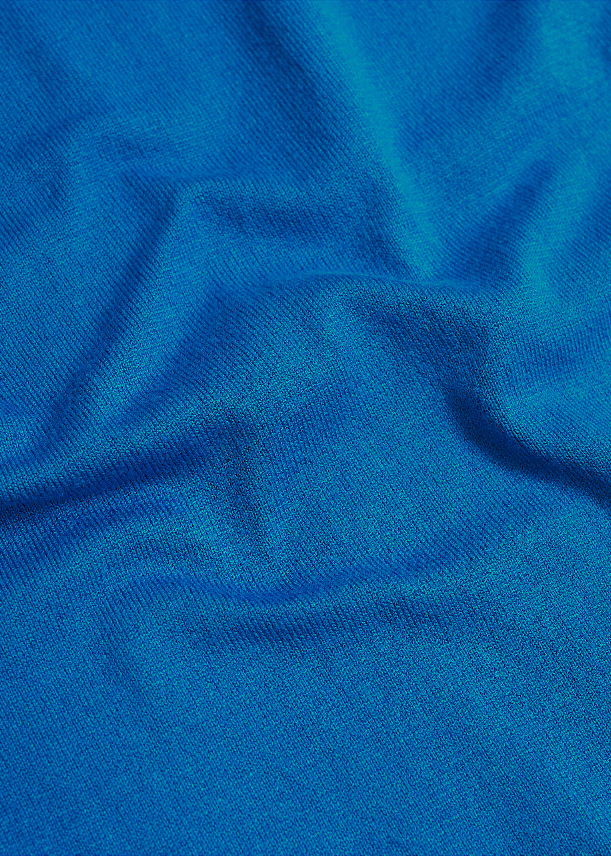 Knitted wide leg trousers - Details of the article 0, Vibrant blue. Ref: 77085148-00.
