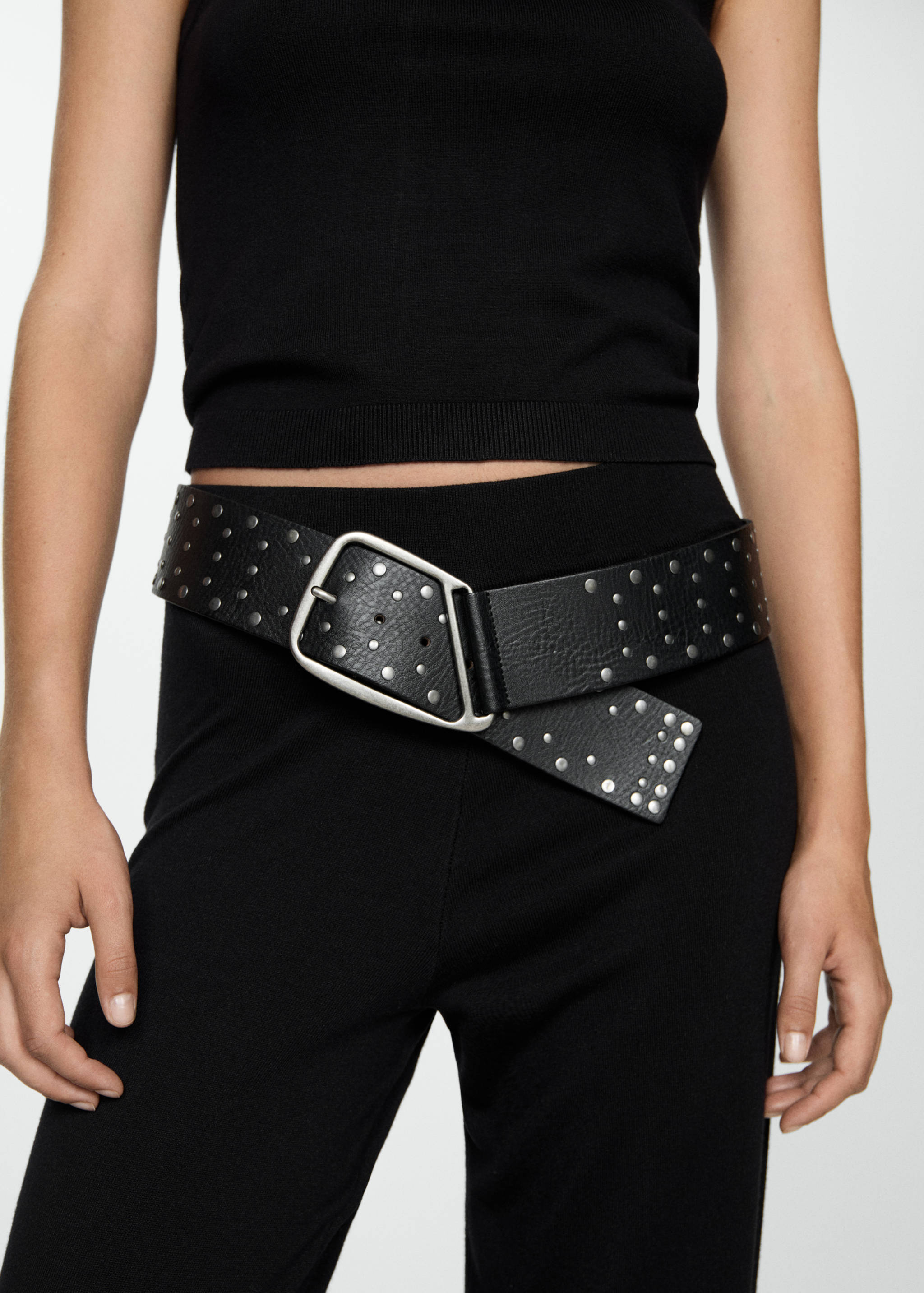 Knitted wide leg trousers - Details of the article 6