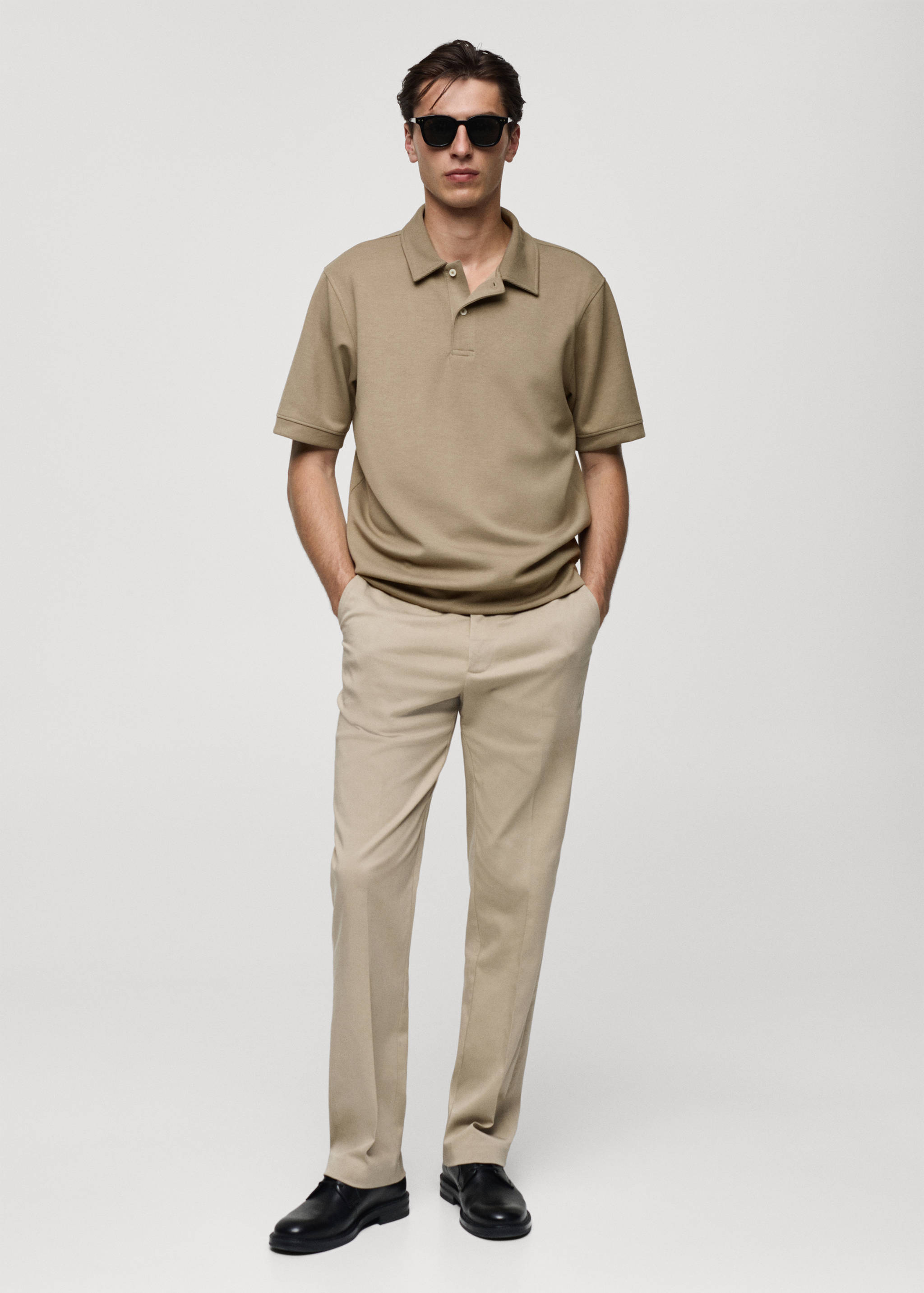 常规版型运动衫面料 polo 衫 - null