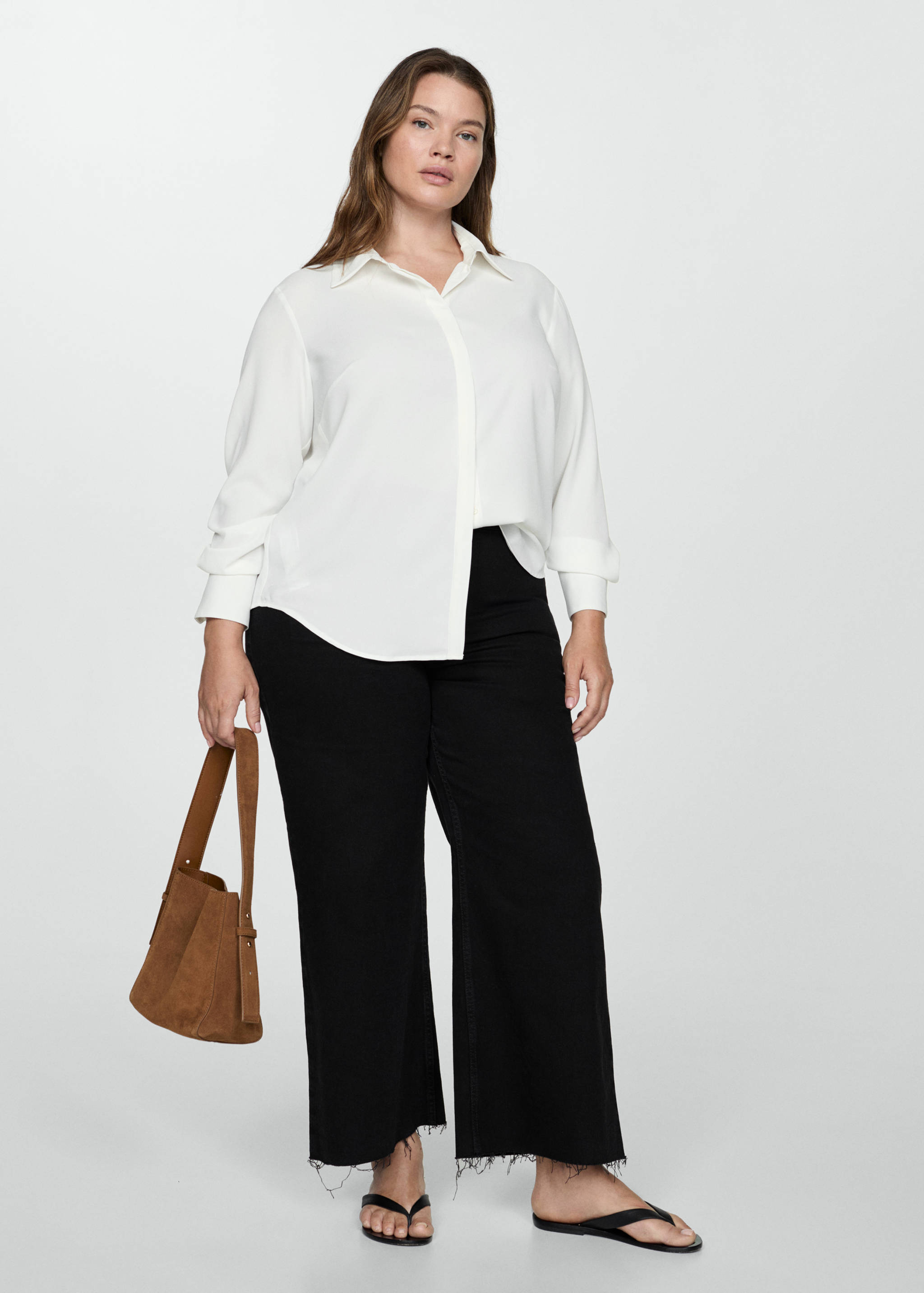 Fluid long-sleeved shirt - Details of the article 3