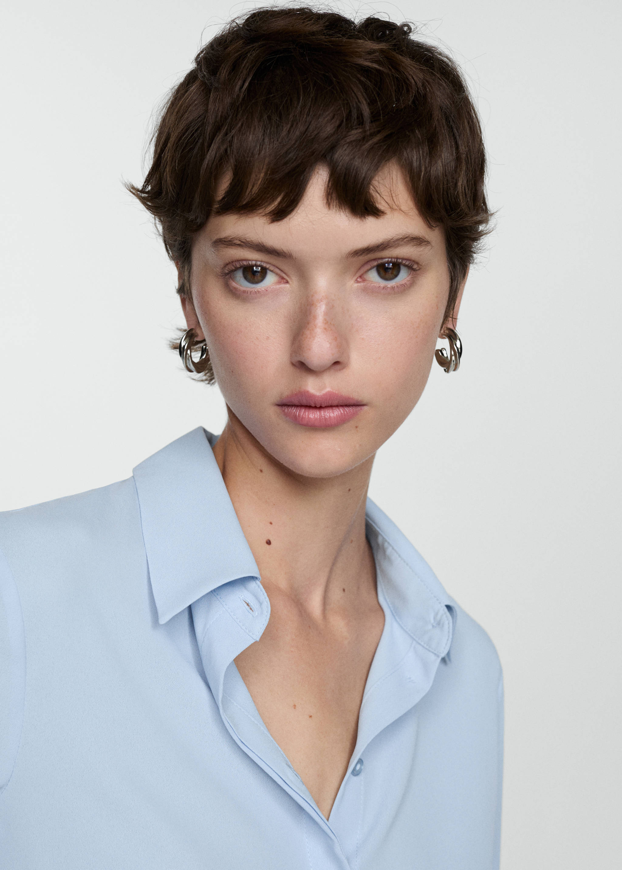 Fluid long-sleeved shirt - Details of the article 1