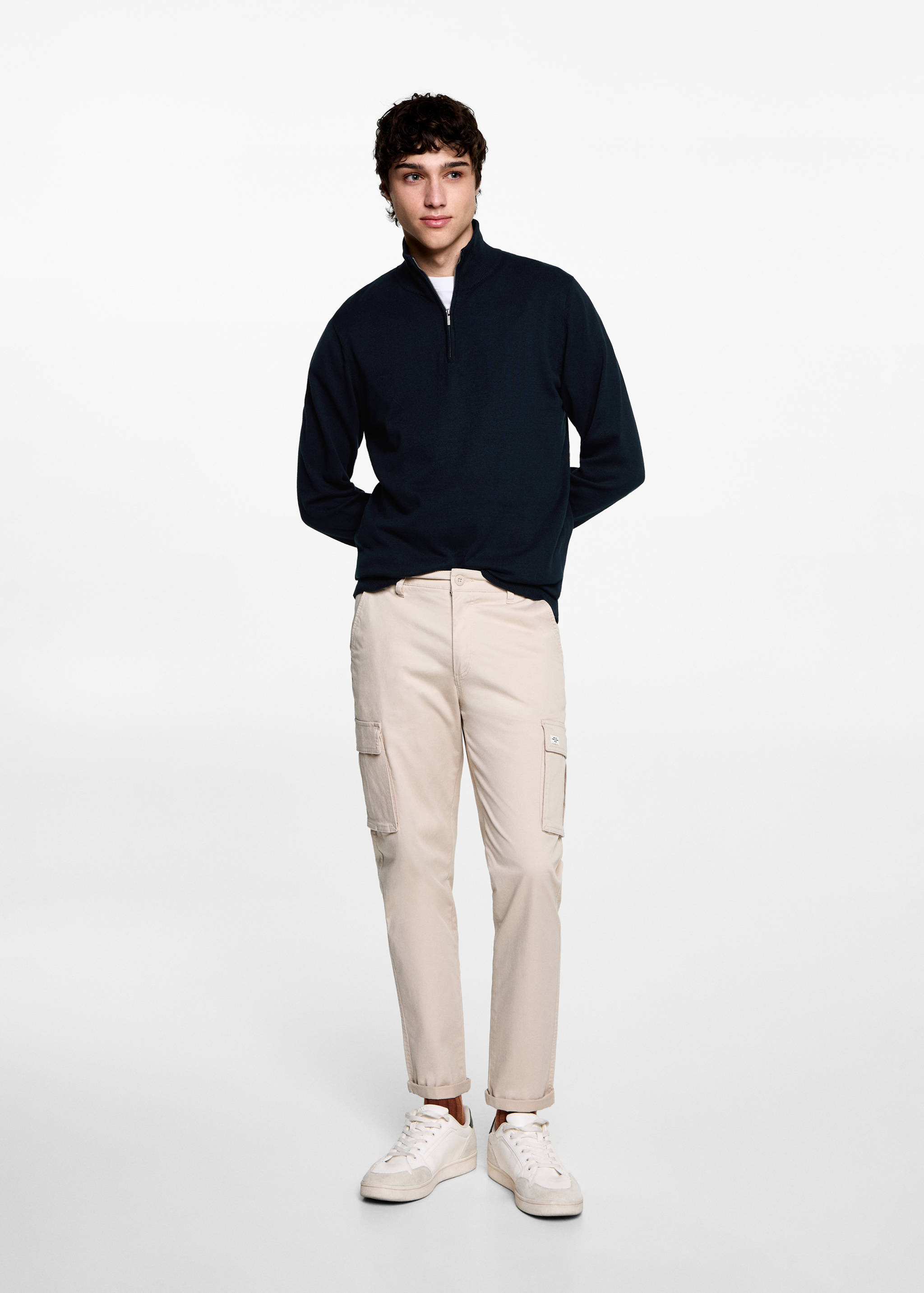 Funnel neck sweater - General plane