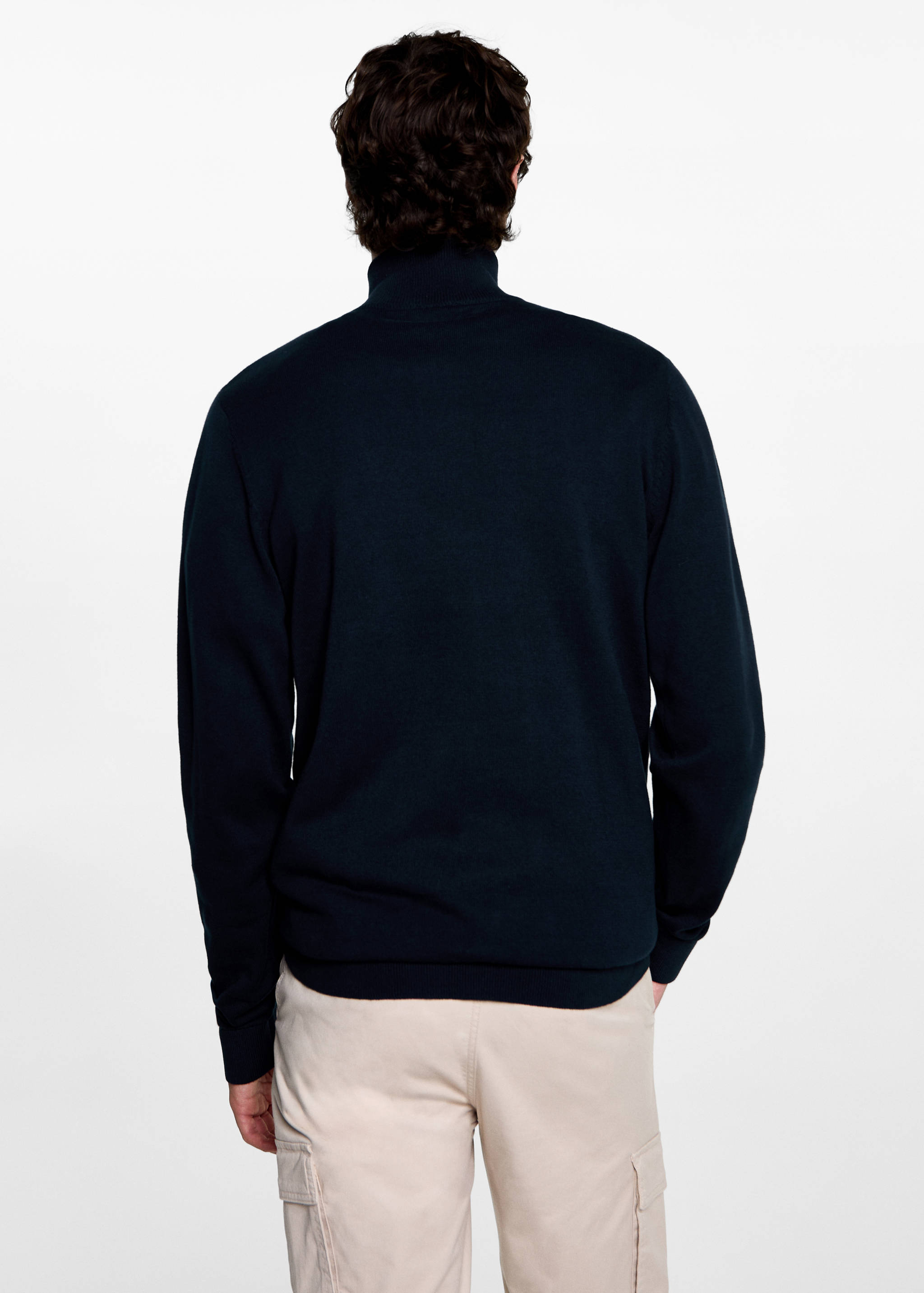 Funnel neck sweater - Reverse of the article