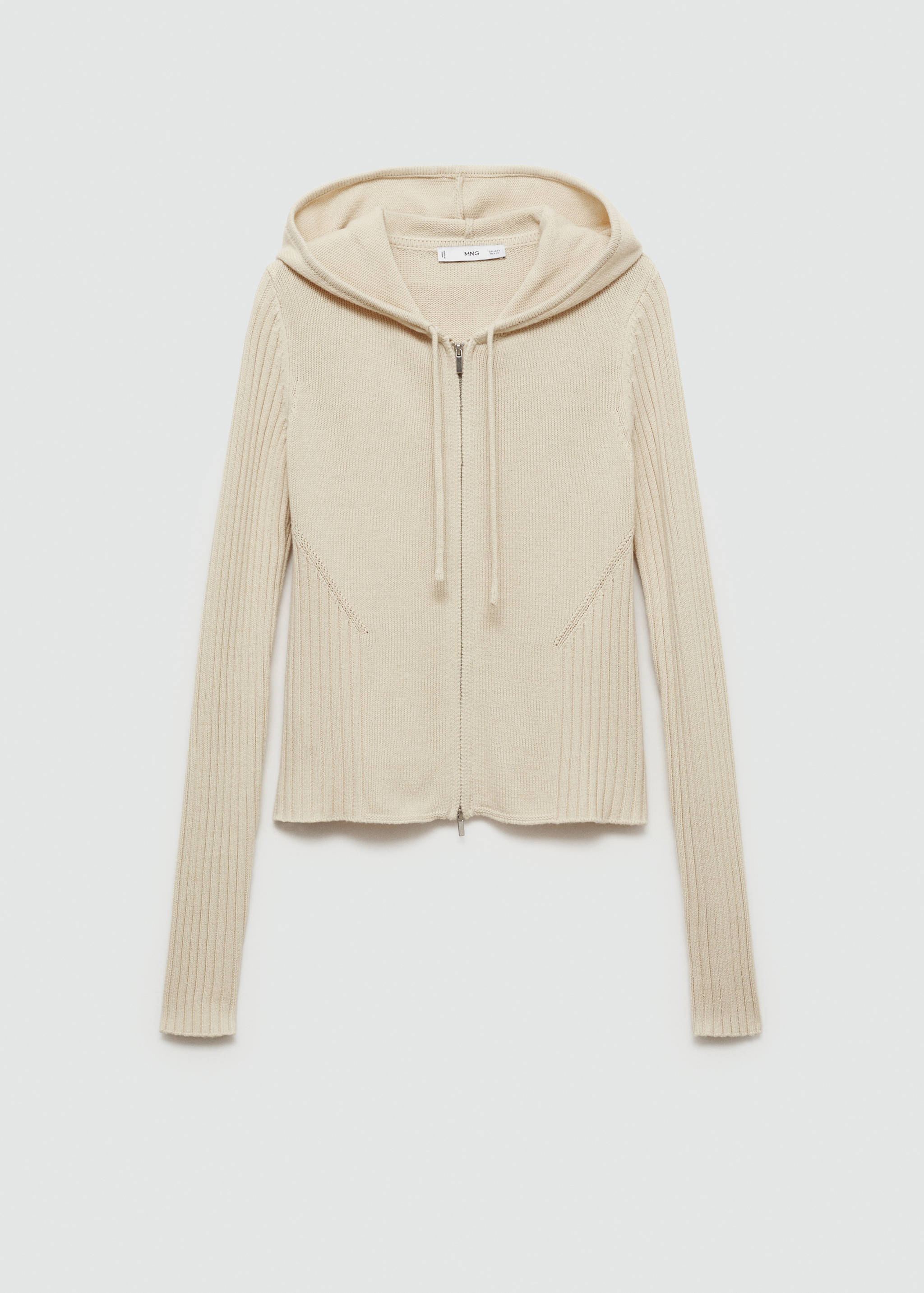 拉链连帽开衫 - null