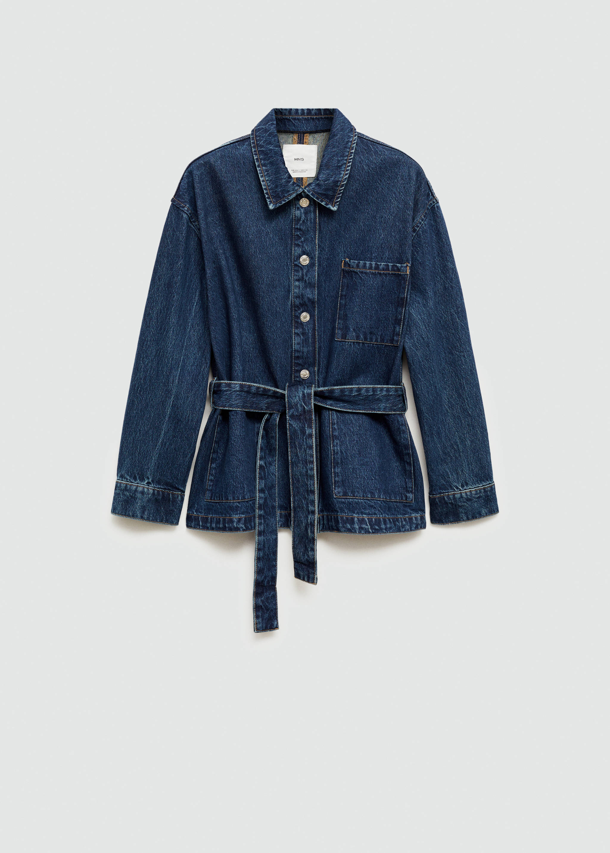 Denim jacket with bow - Article without model