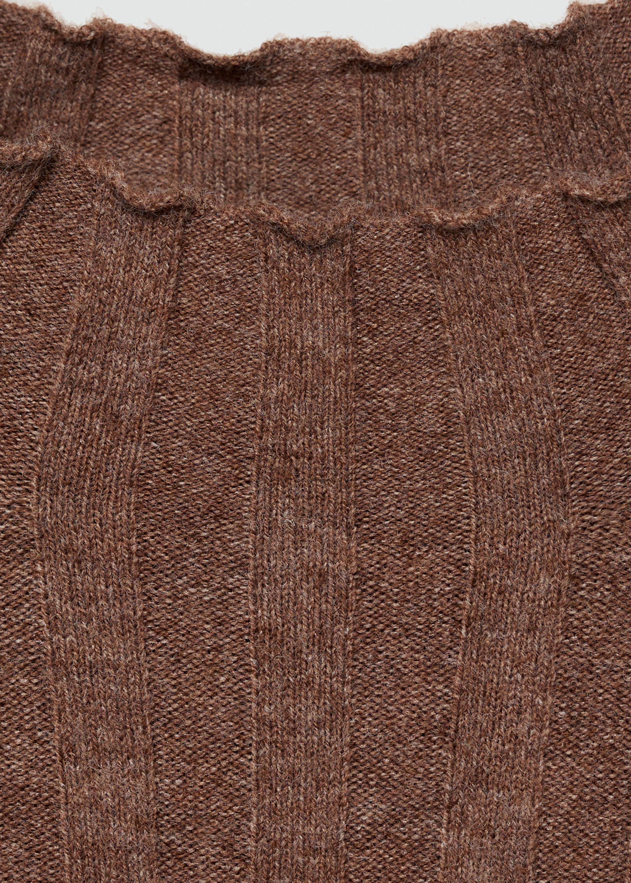 Perkins-neck ribbed dress - Details of the article 8