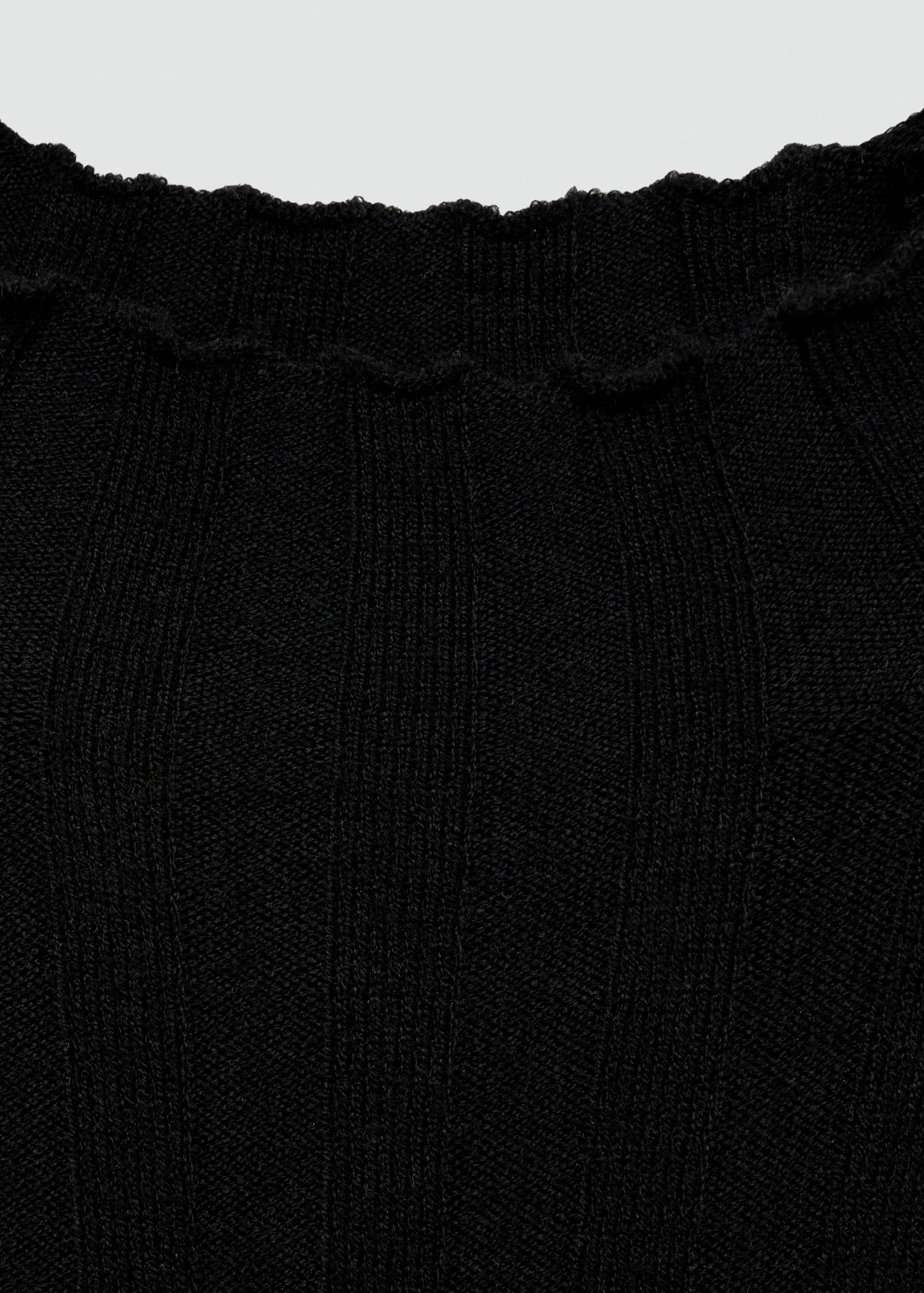 Perkins-neck ribbed dress - Details of the article 8