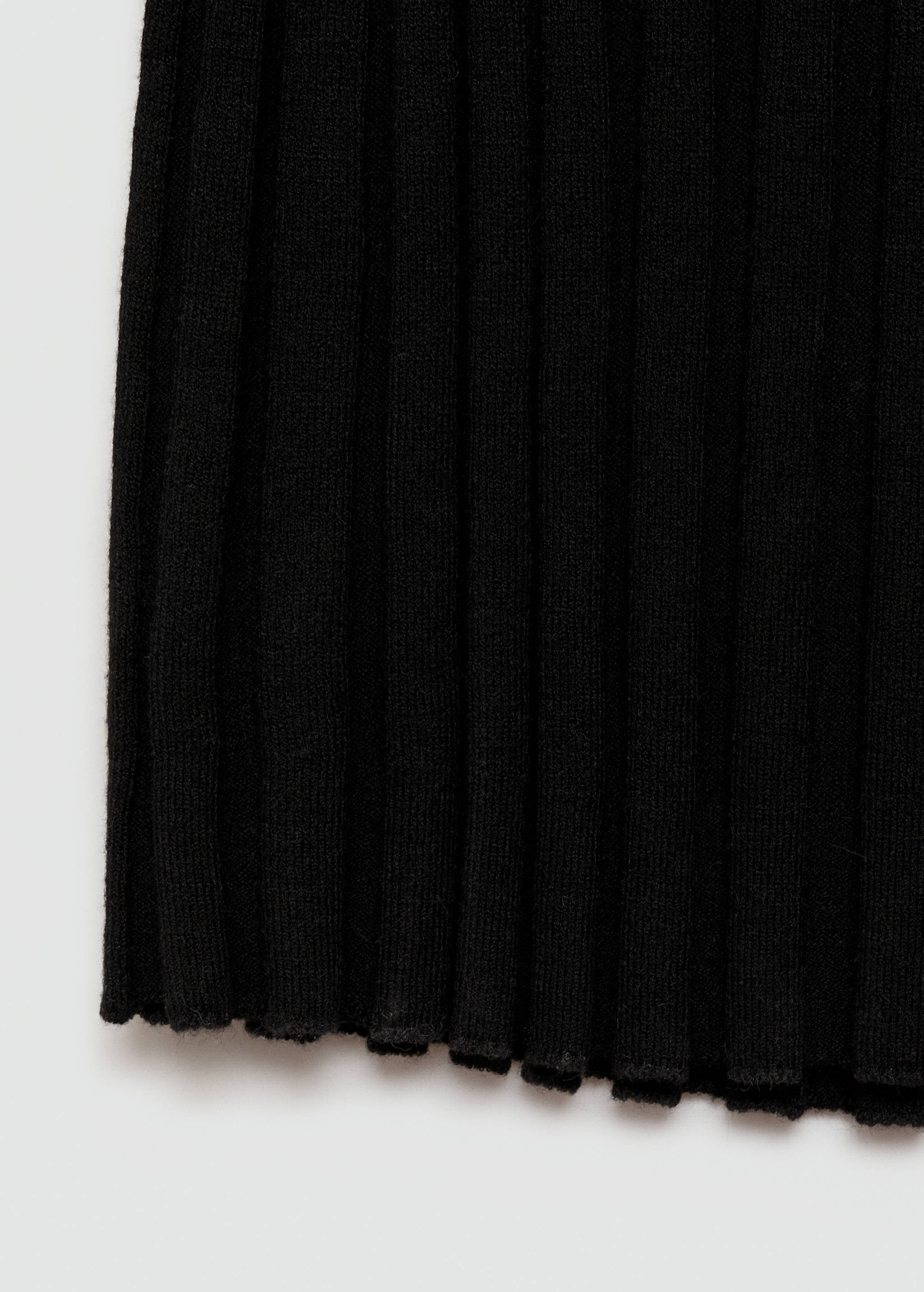 Perkins-neck ribbed dress - Details of the article 0