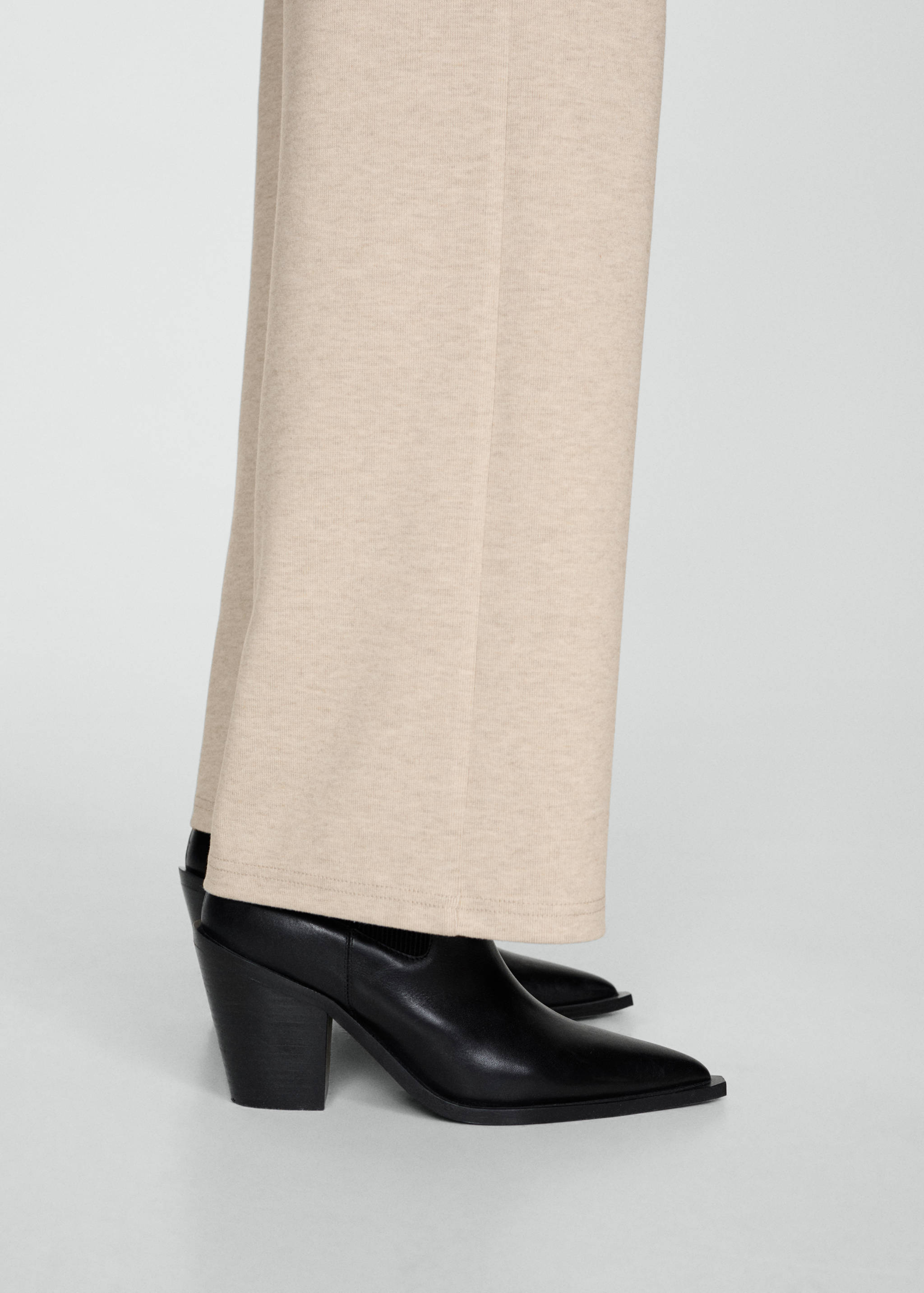 Knitted wide leg trousers - Details of the article 6