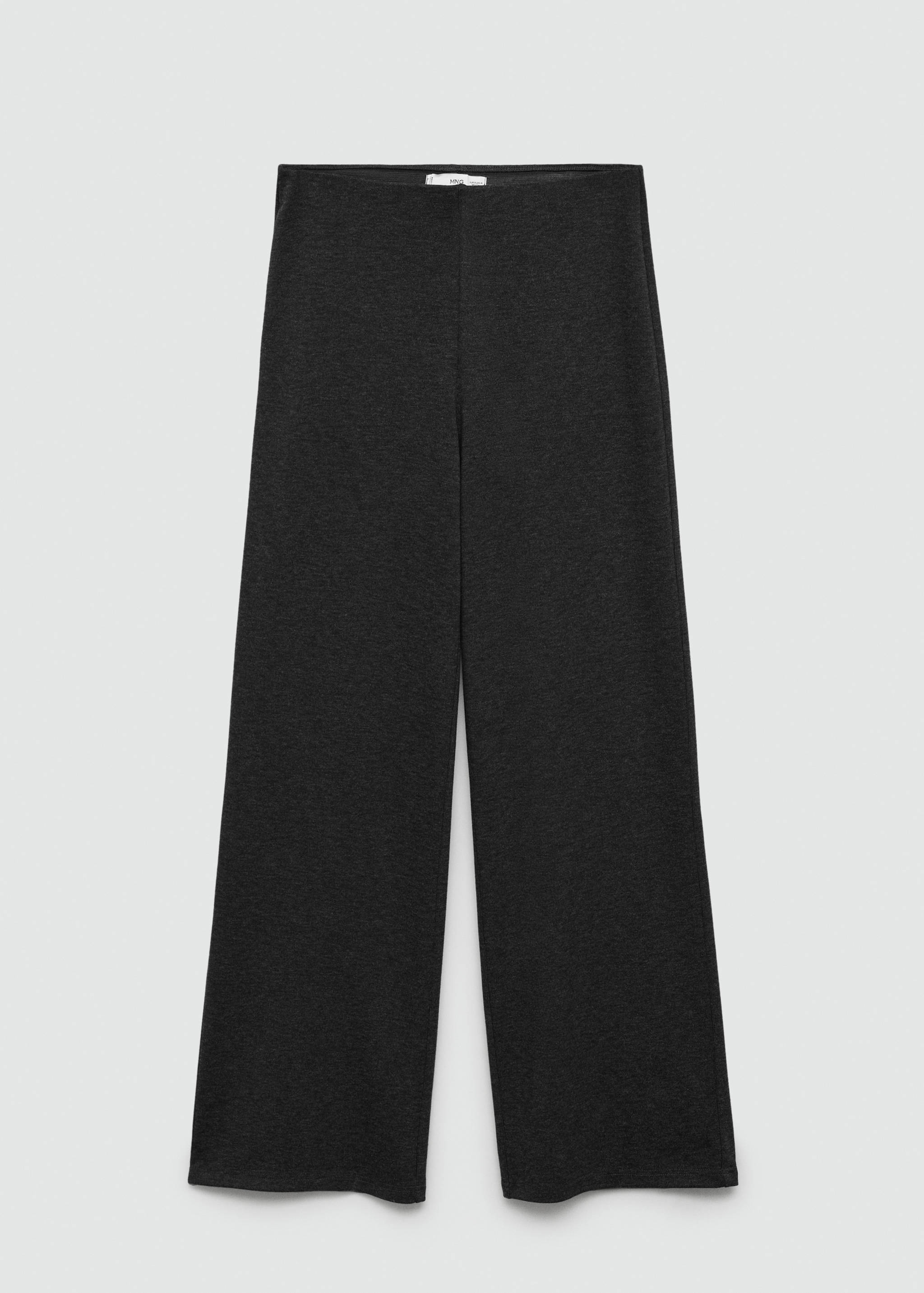 Knitted wide leg pants - Article without model