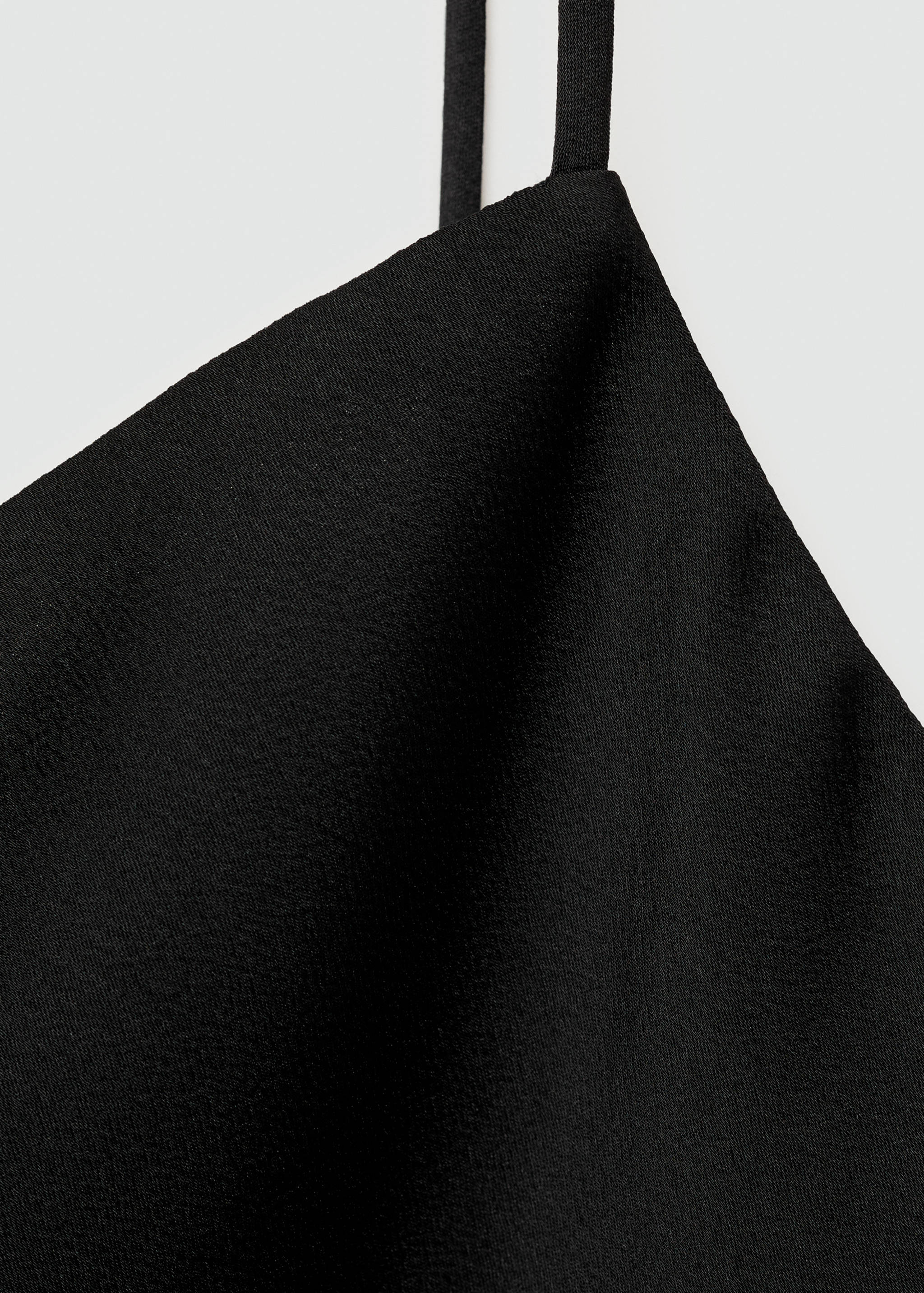 Атласный топ на узких бретельках - Деталь изделия 8