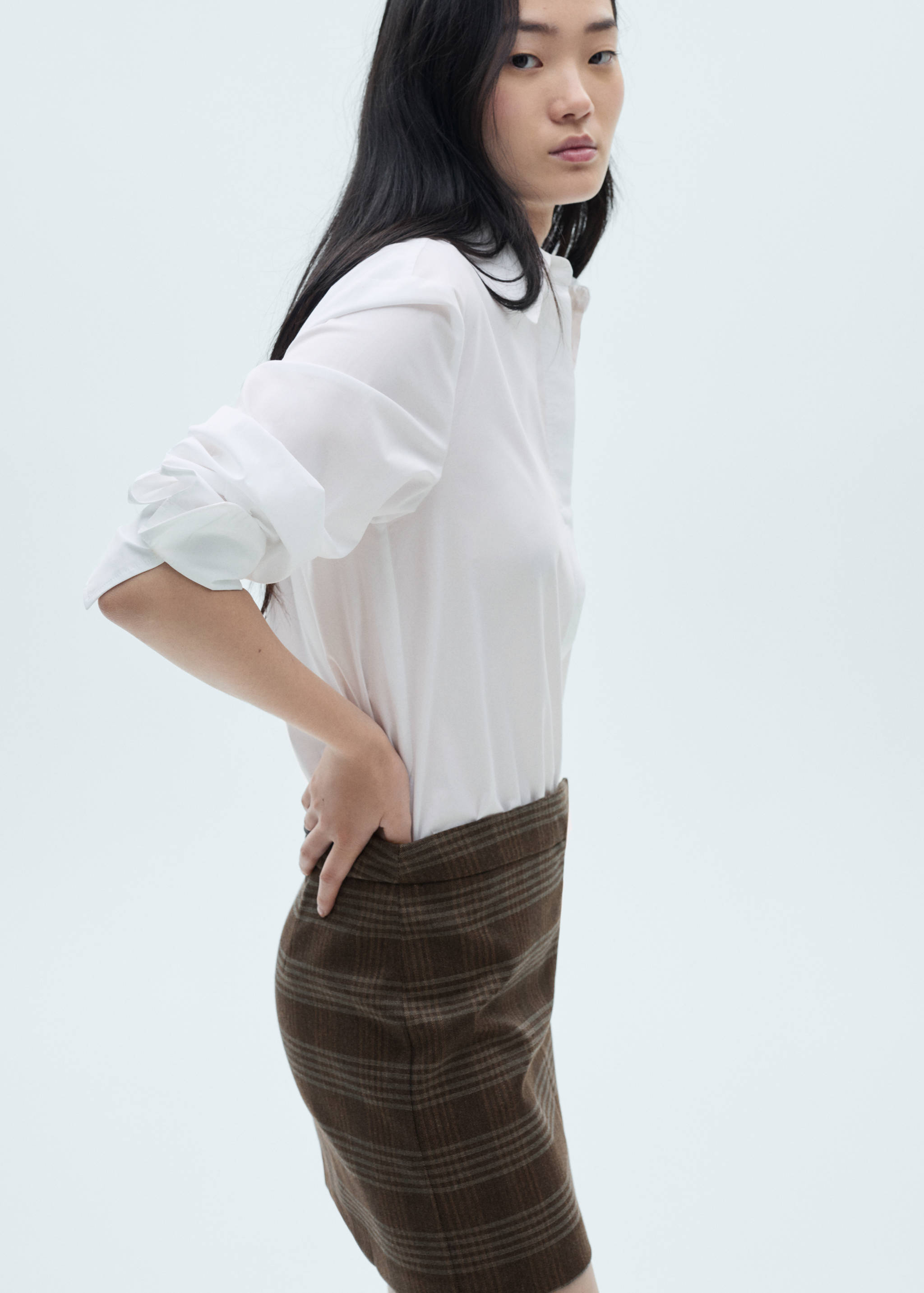 Short combined dress - Medium plane