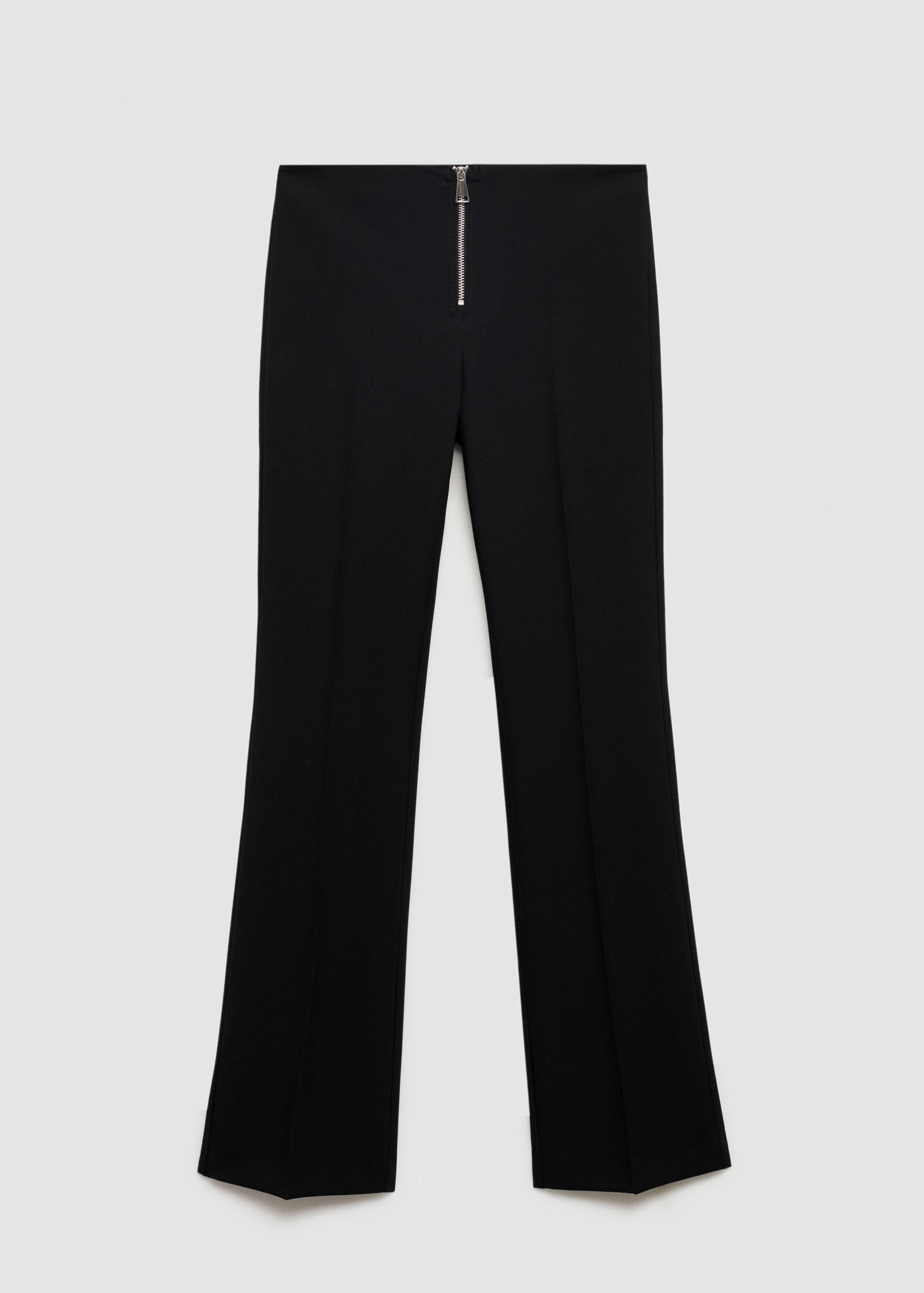 Flared trousers with zip - Article without model