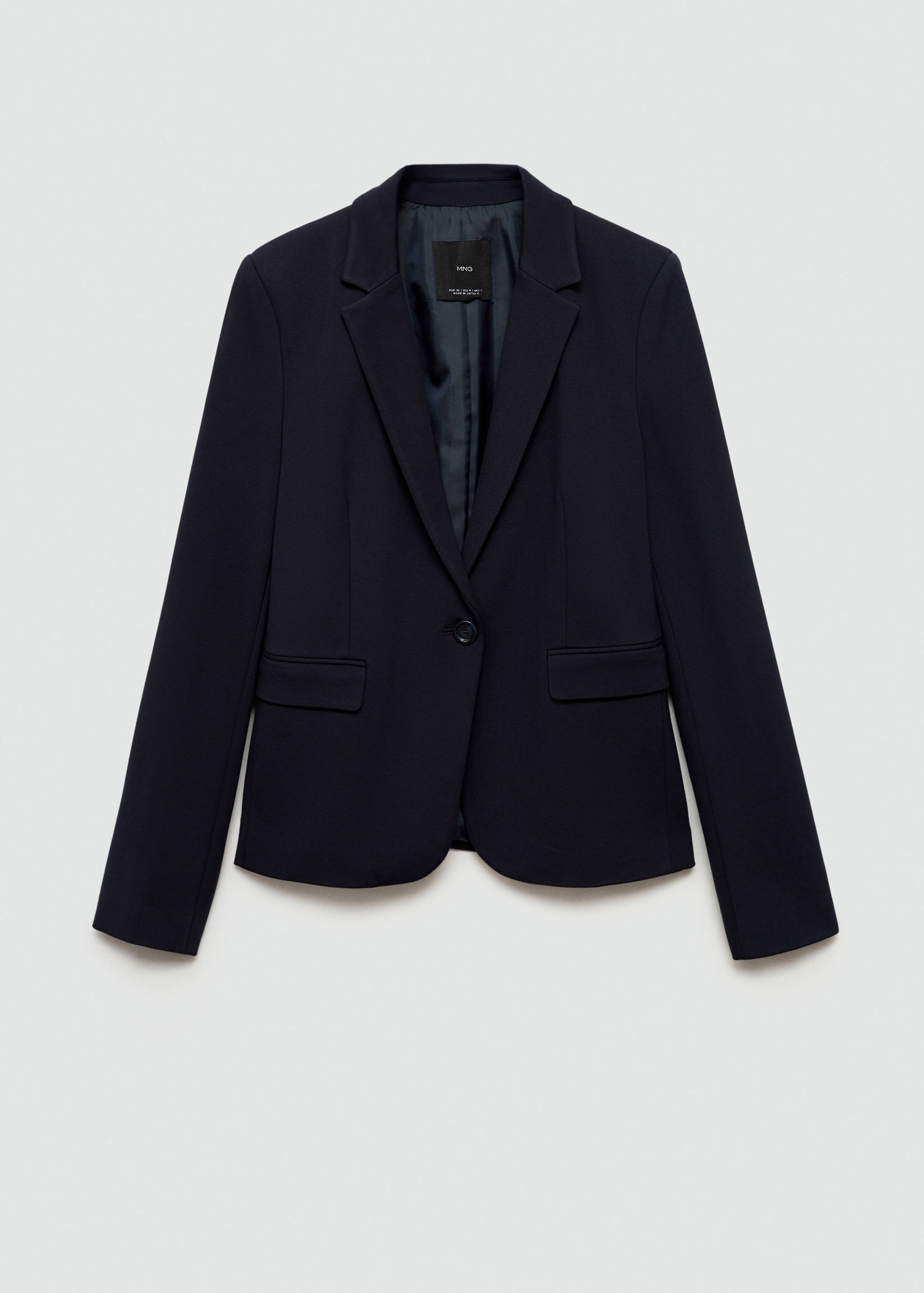 Suit blazer with flap pockets - Article without model