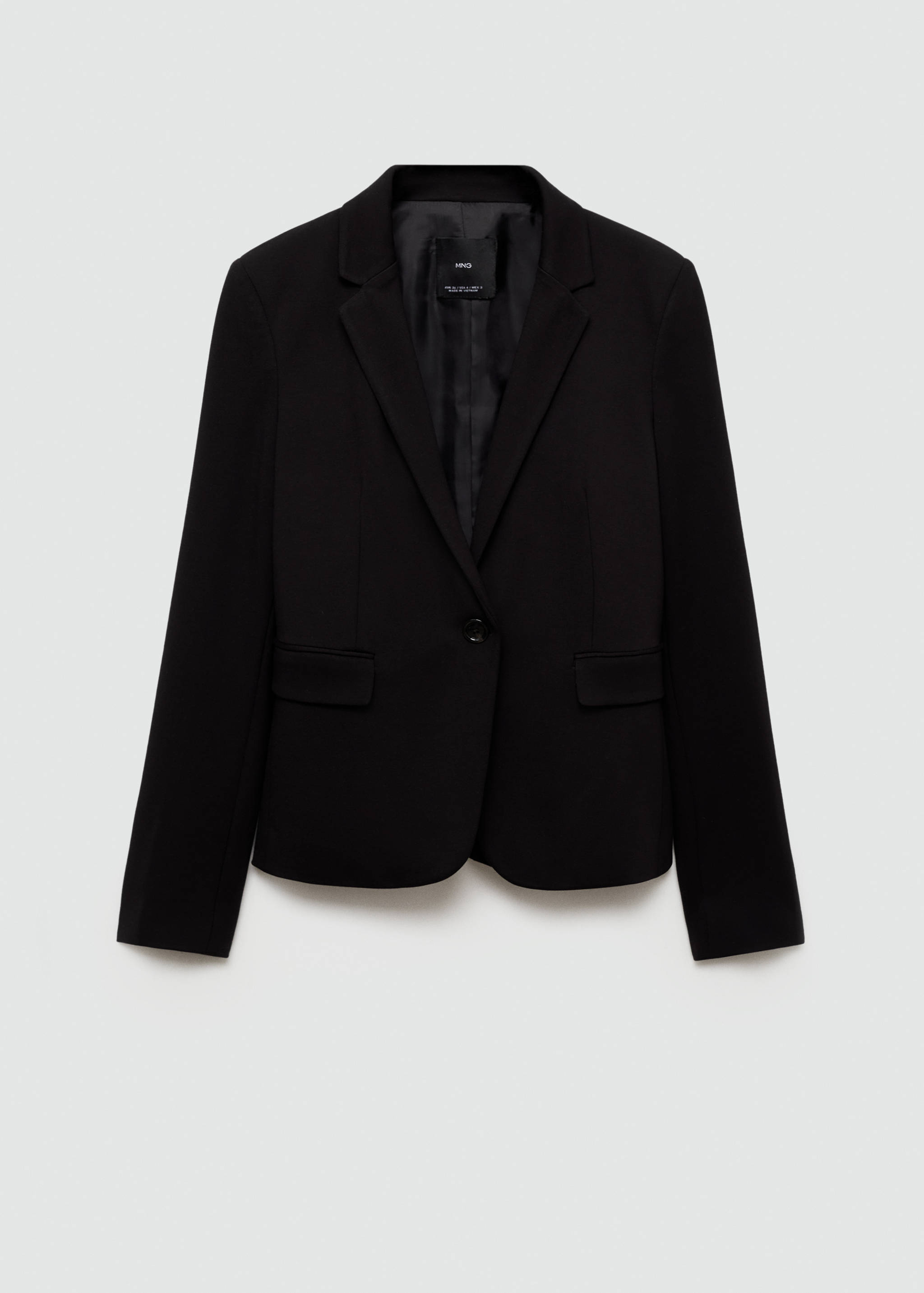 Suit blazer with flap pockets - Article without model