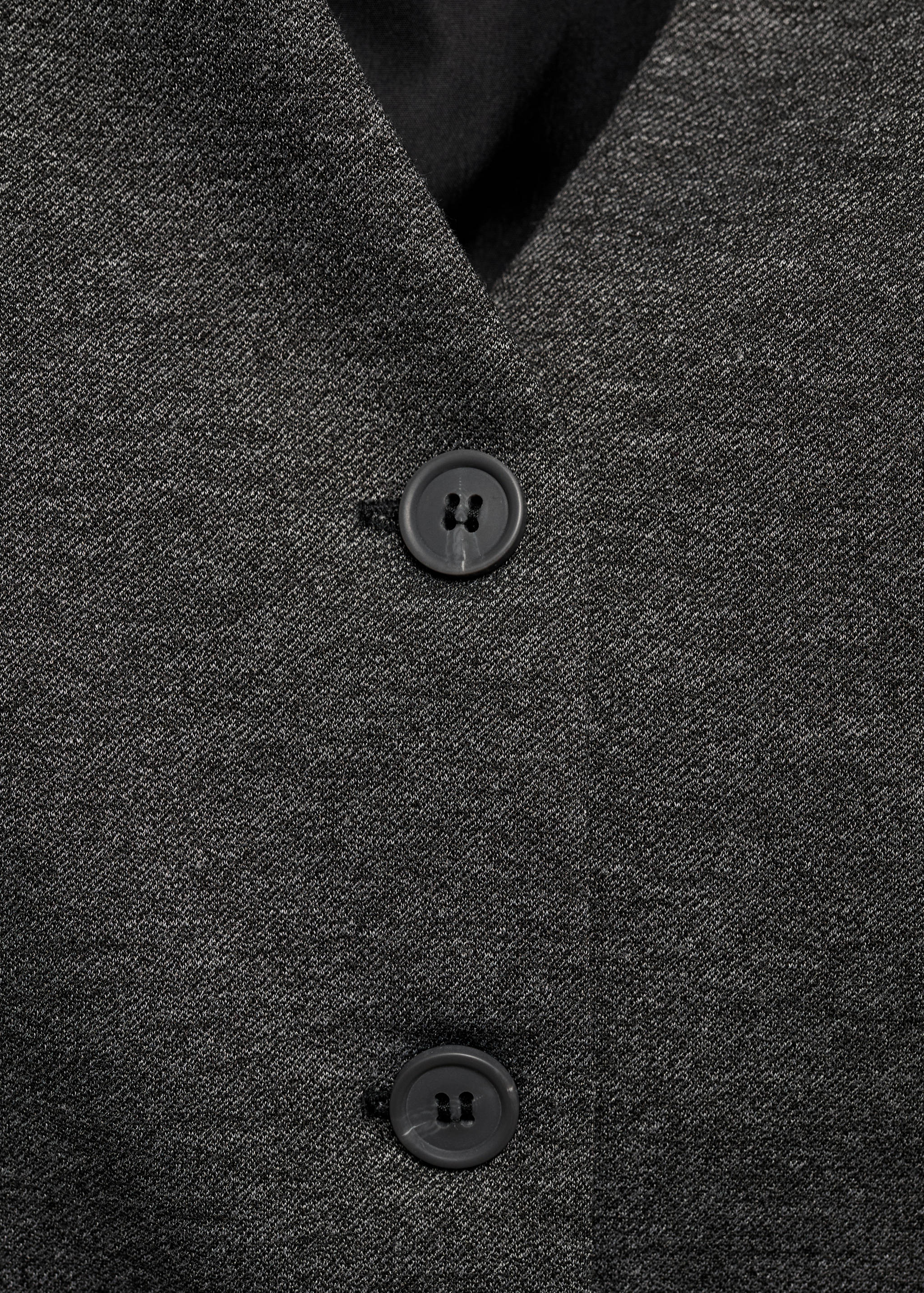 Fitted gilet with buttons - Details of the article 8
