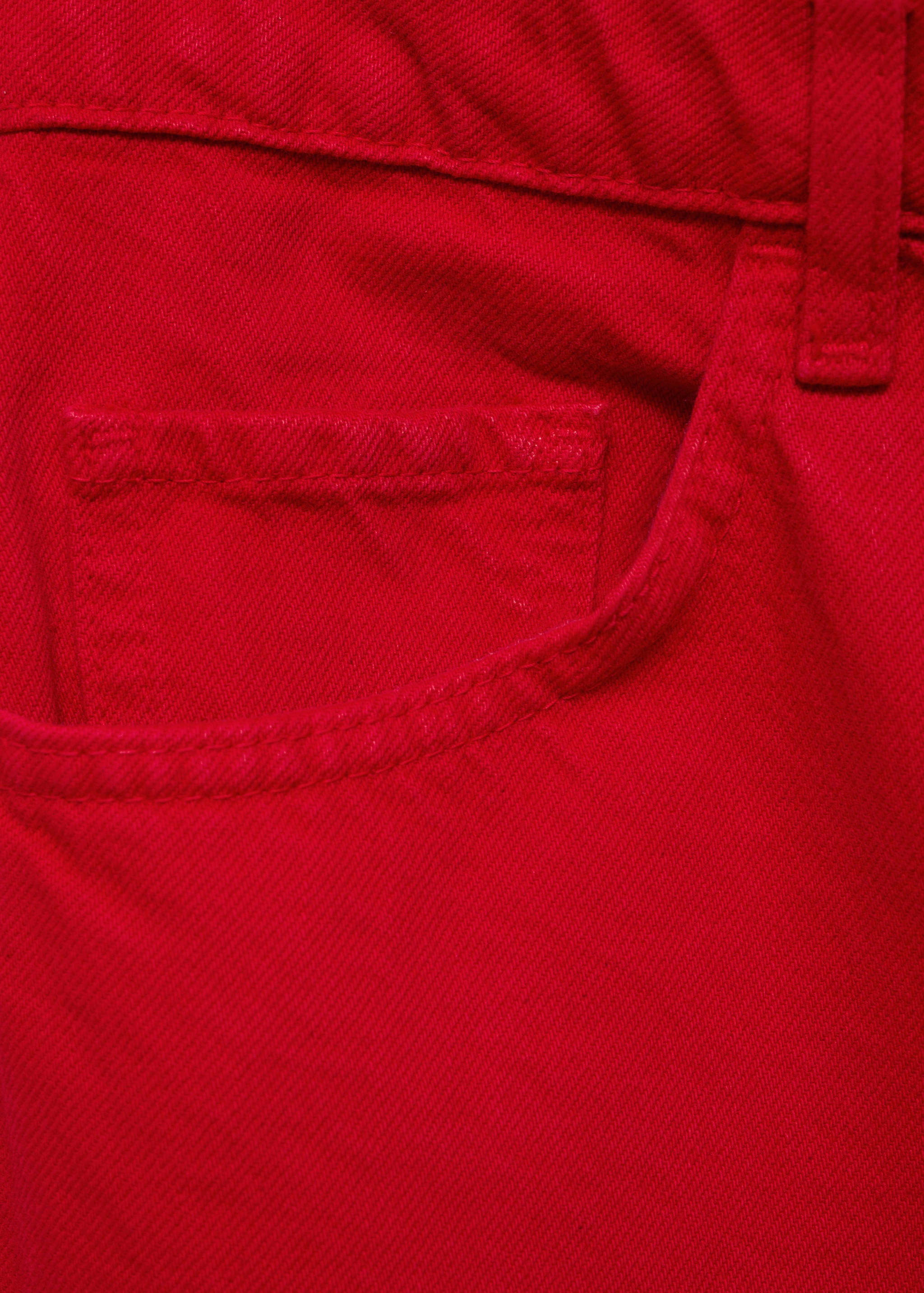 Прямые джинсы с завышенной талией - Деталь изделия 0