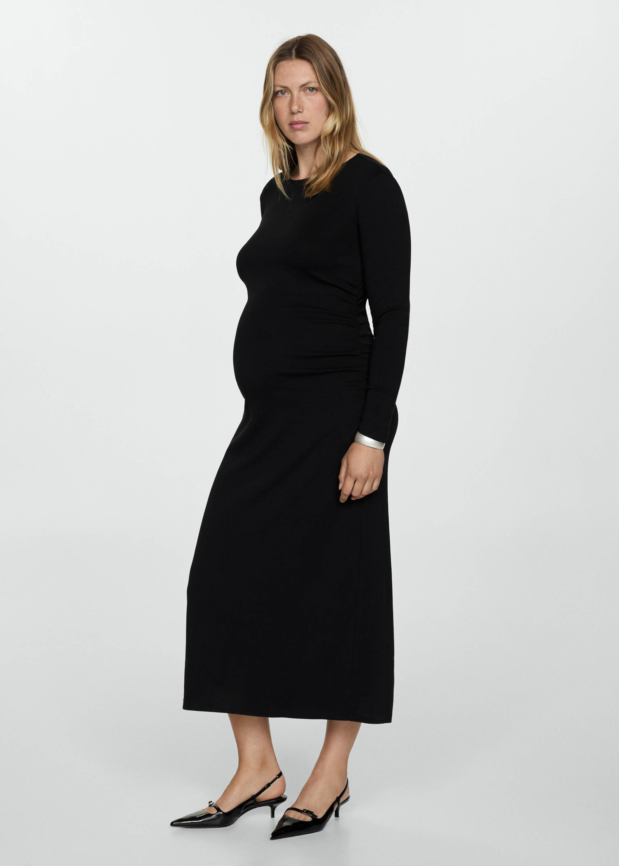 Maternity knitted dress - Details of the article 3