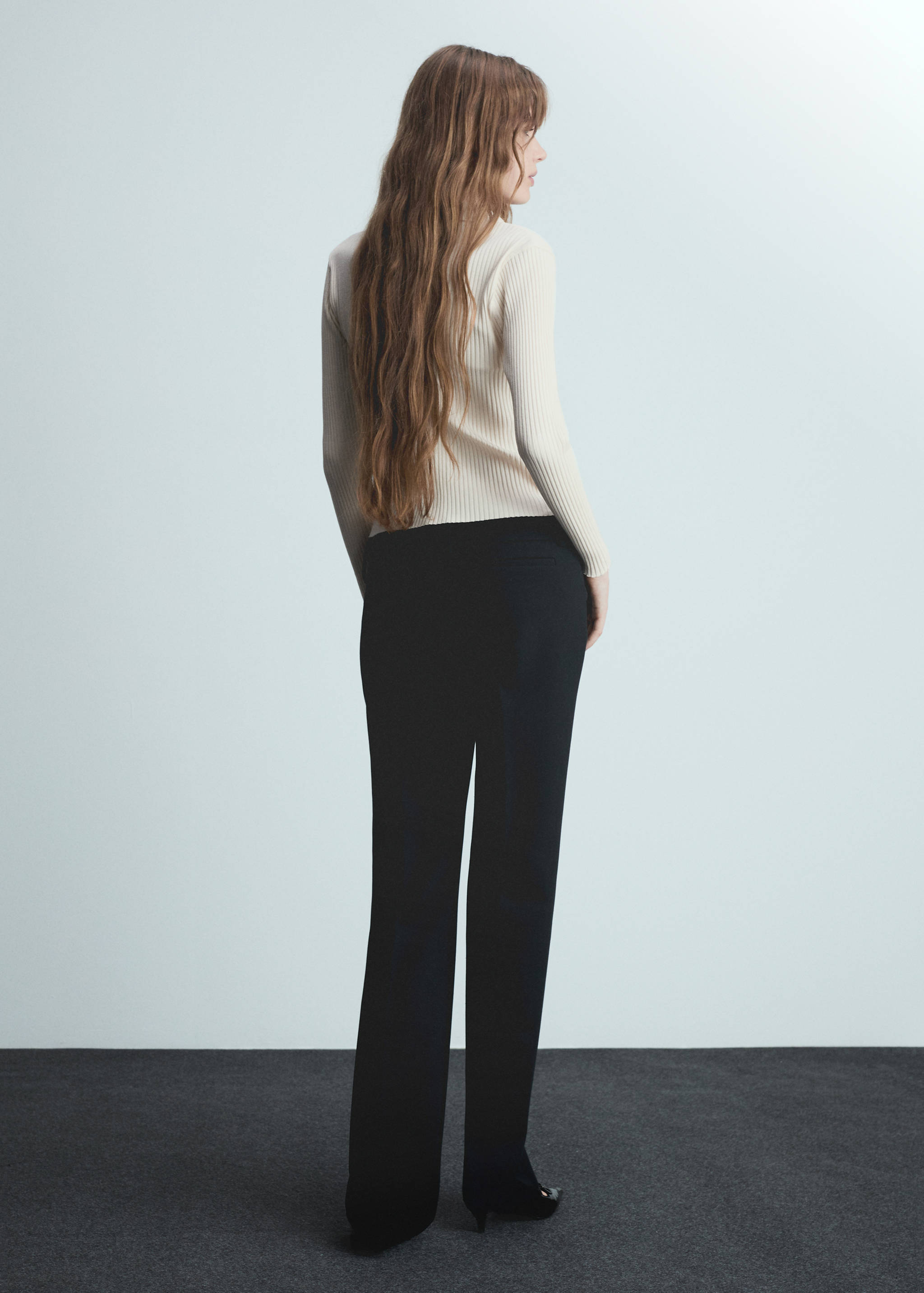 Geribd vest met haakjes - Achterkant van het artikel