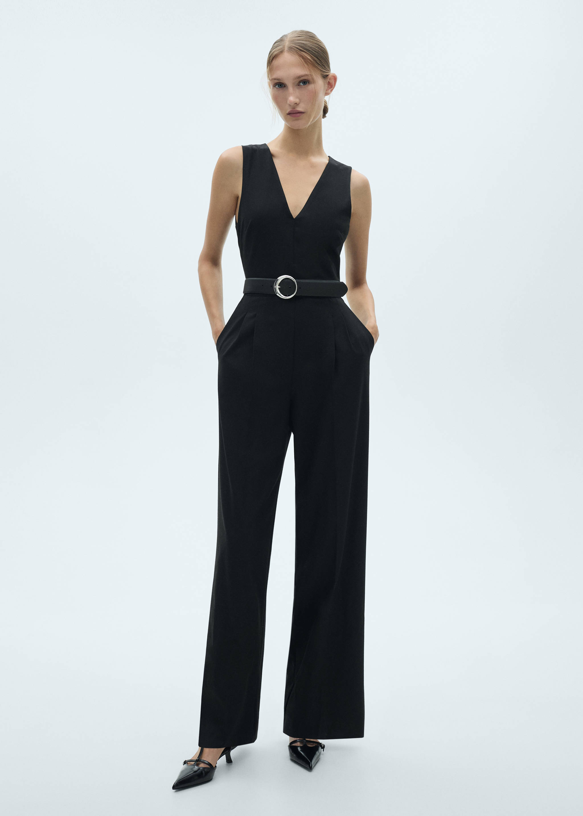 Belt long jumpsuit - General plane