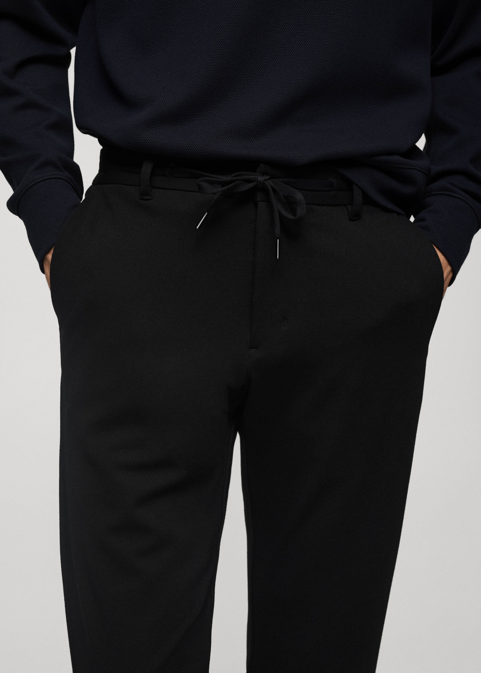 Pantalon slim-fit comfort stretch cordon - Détail de l'article 1