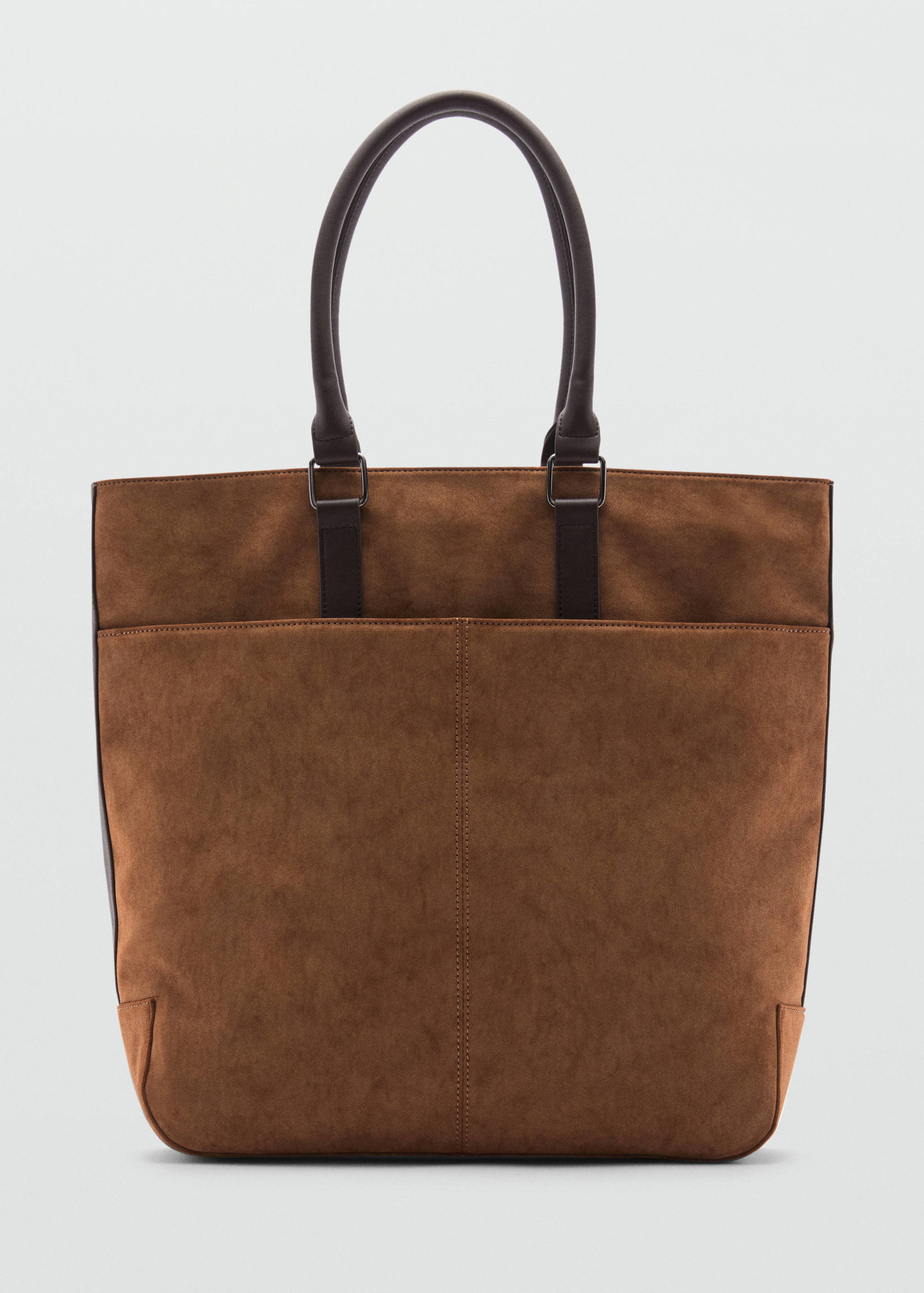 Faux-suede crossbody bag - Article without model