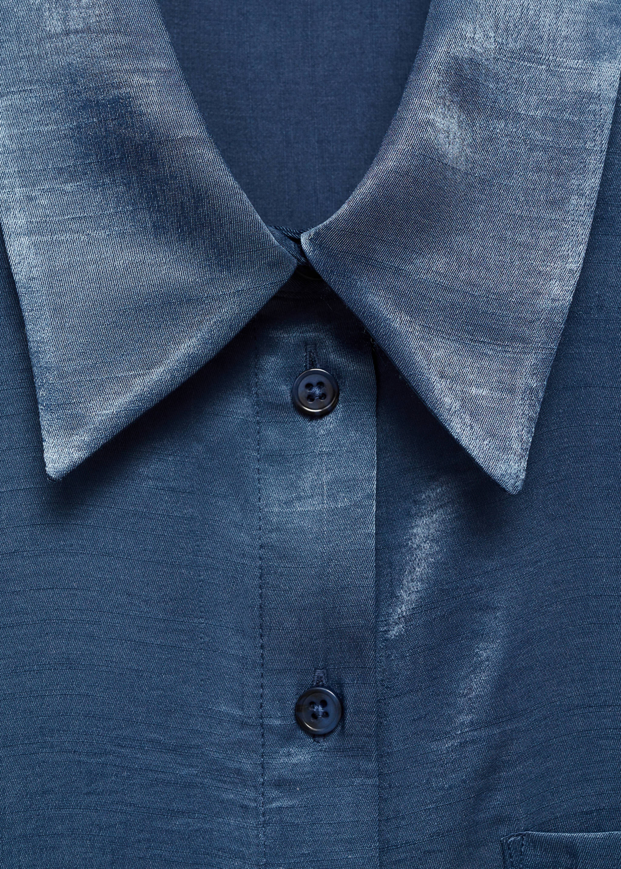 Camisa satinada lazo - Detalle del artículo 8