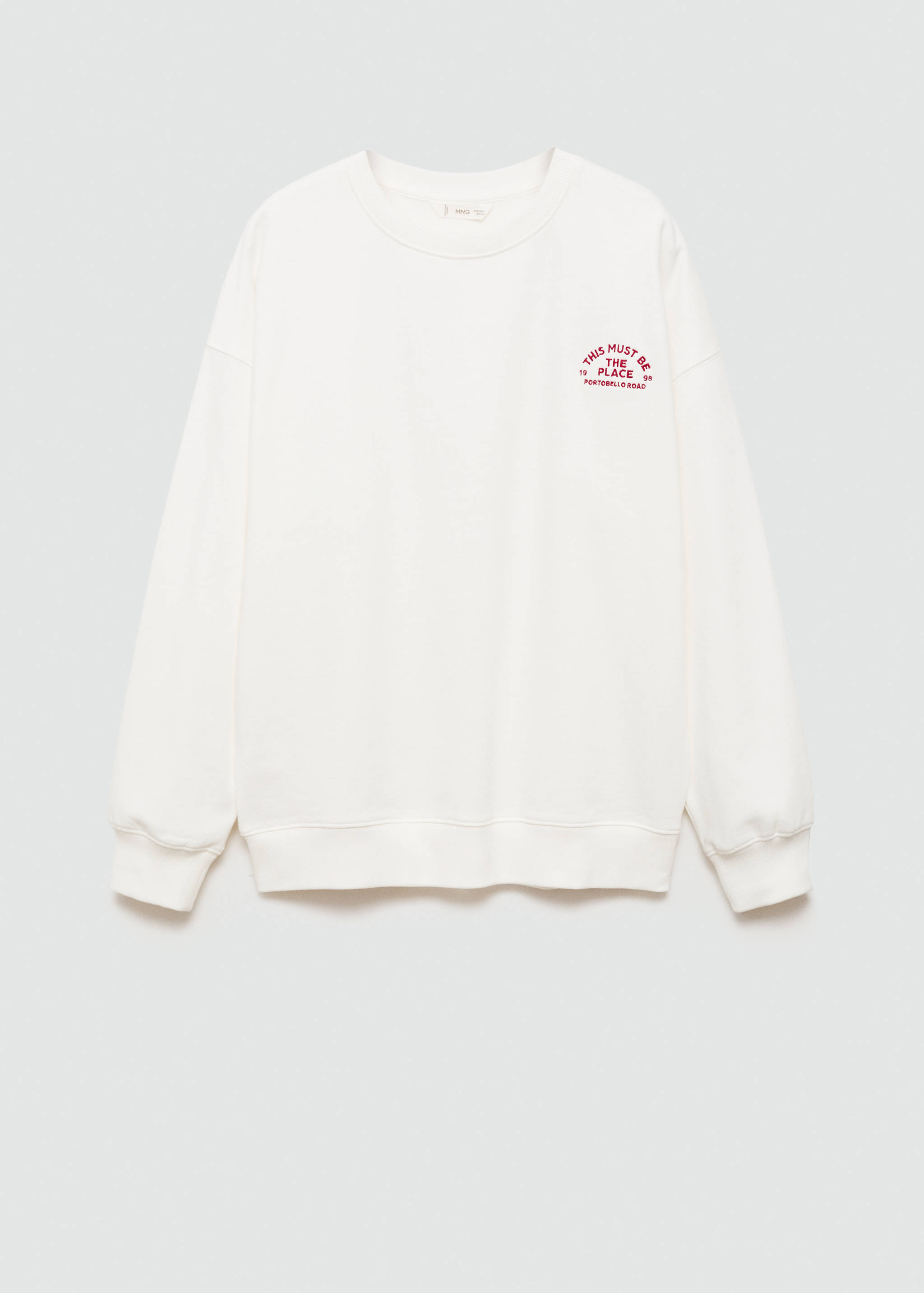 Printed cotton sweatshirt - Article without model