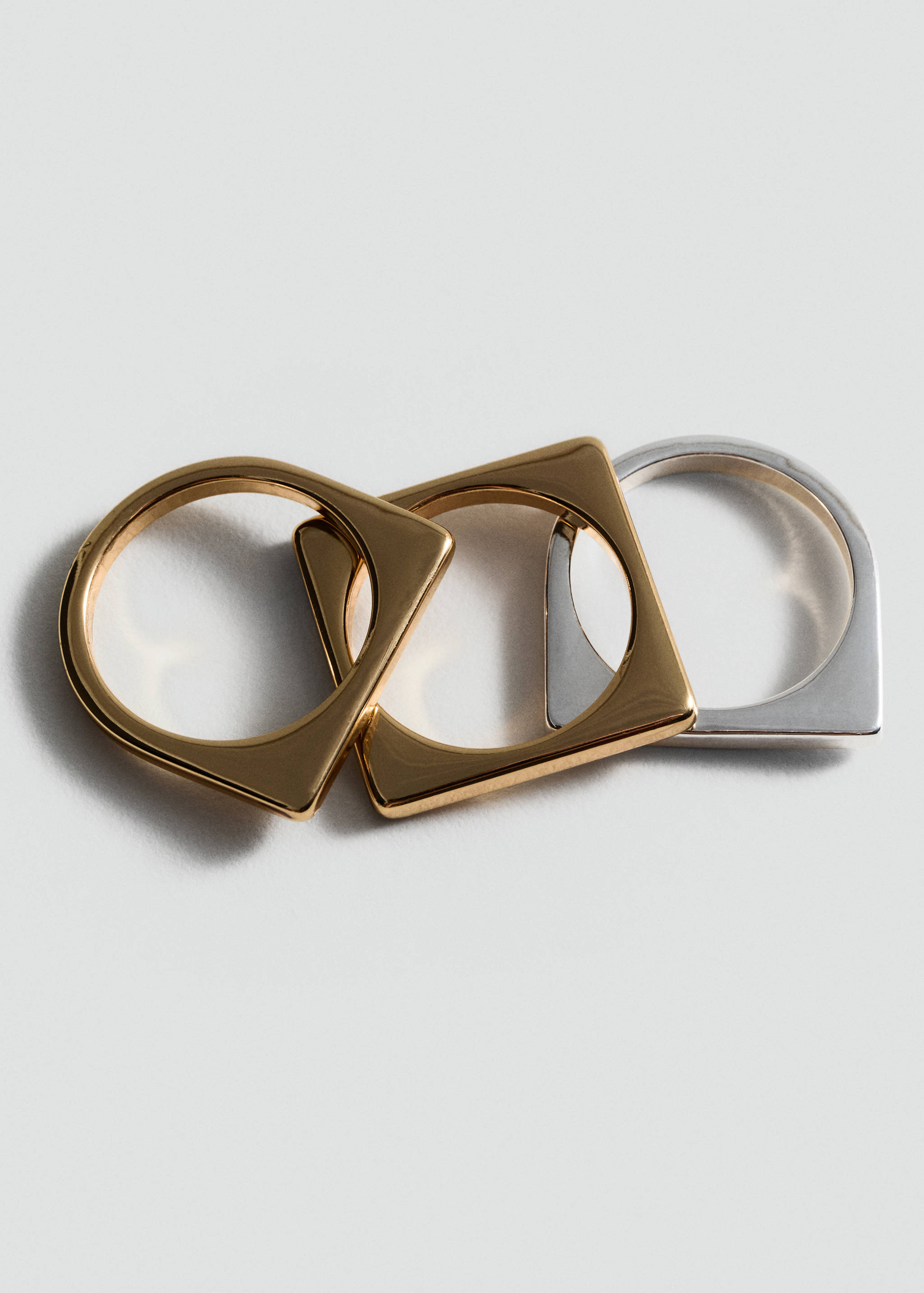 Pack of 3 combined rings - Medium plane