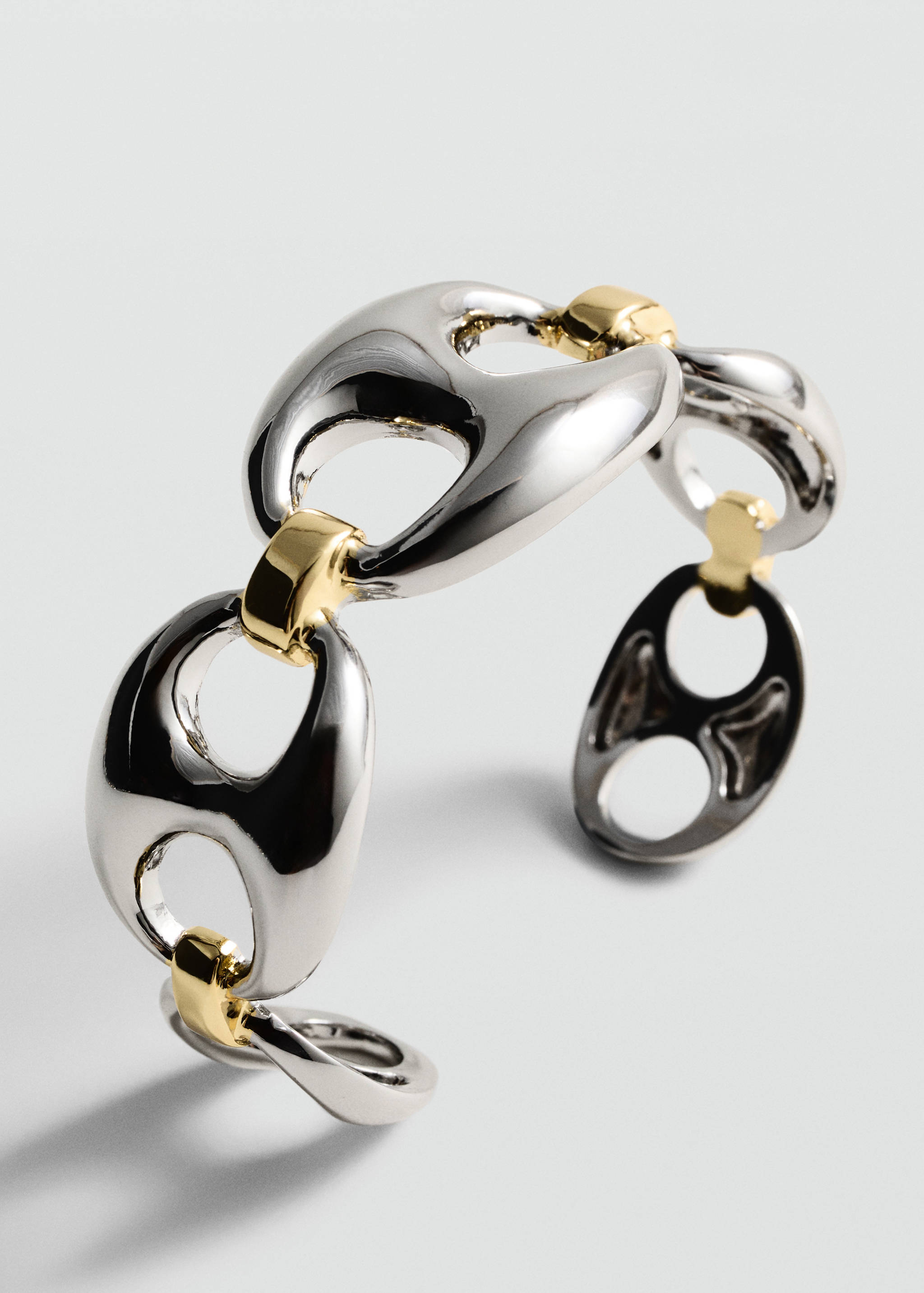 Bracelet maxi maillons - Plan moyen